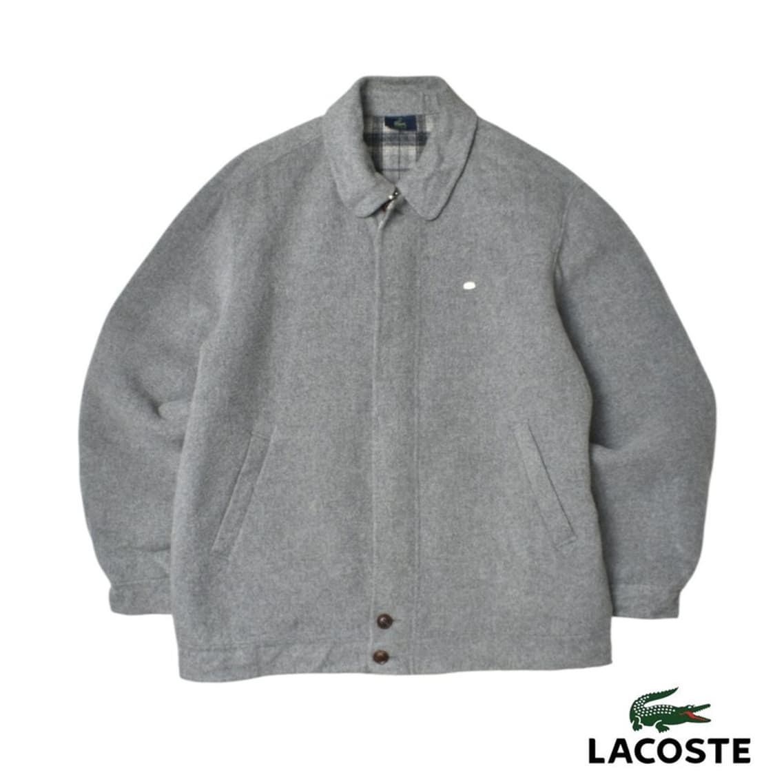 90S 라코스테 울 캐시미어 블루종 자켓 105 N1153 상품이미지1