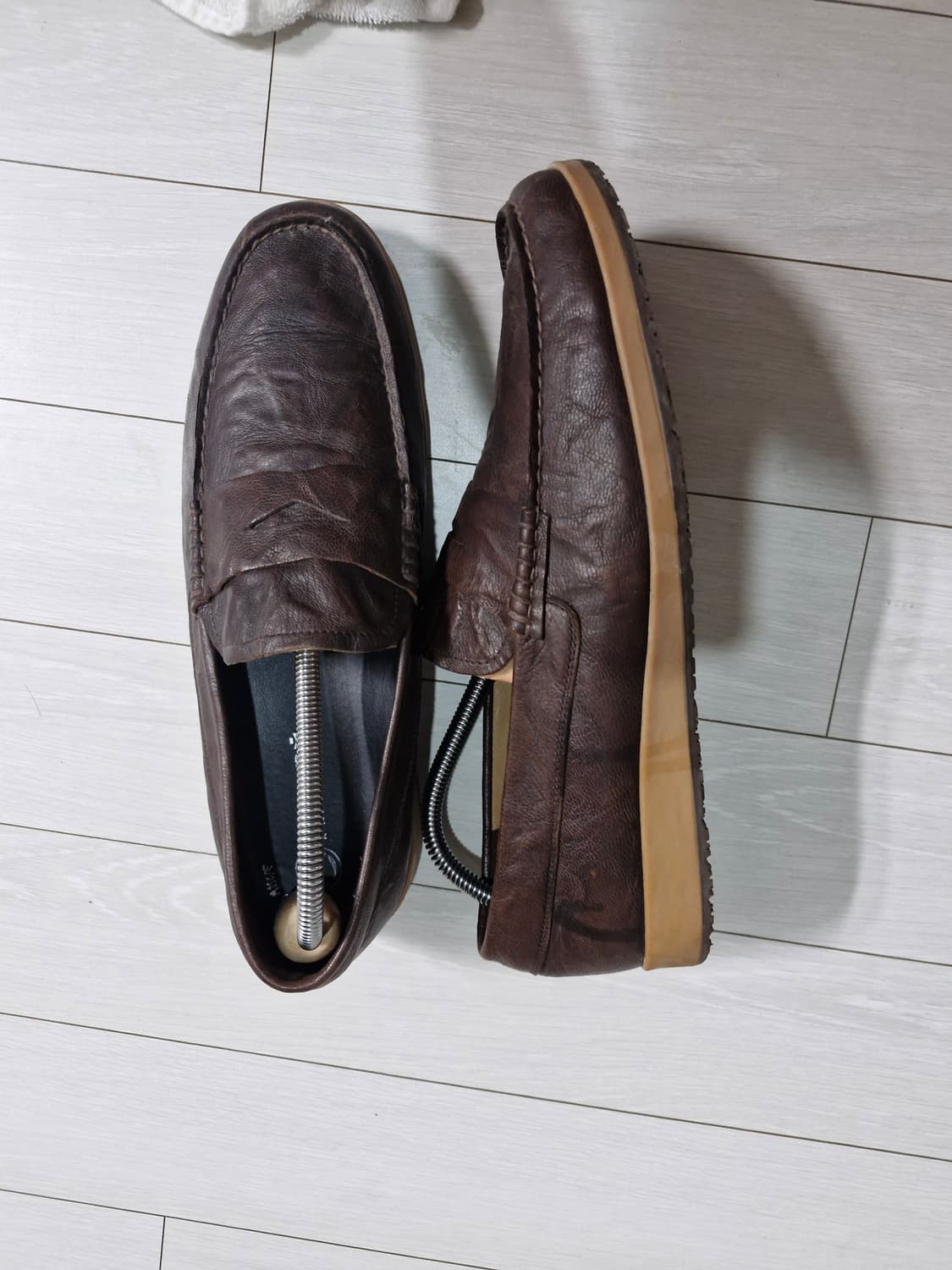 미소페 남성 브라운 소가죽  로퍼 275 상품이미지2