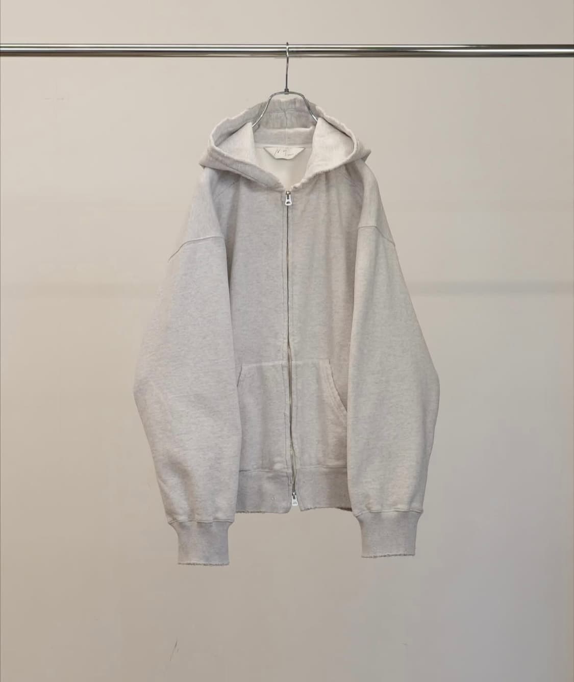 안셀름 / 26ss 빈티지 와플 집 후드 / 2 상품이미지1