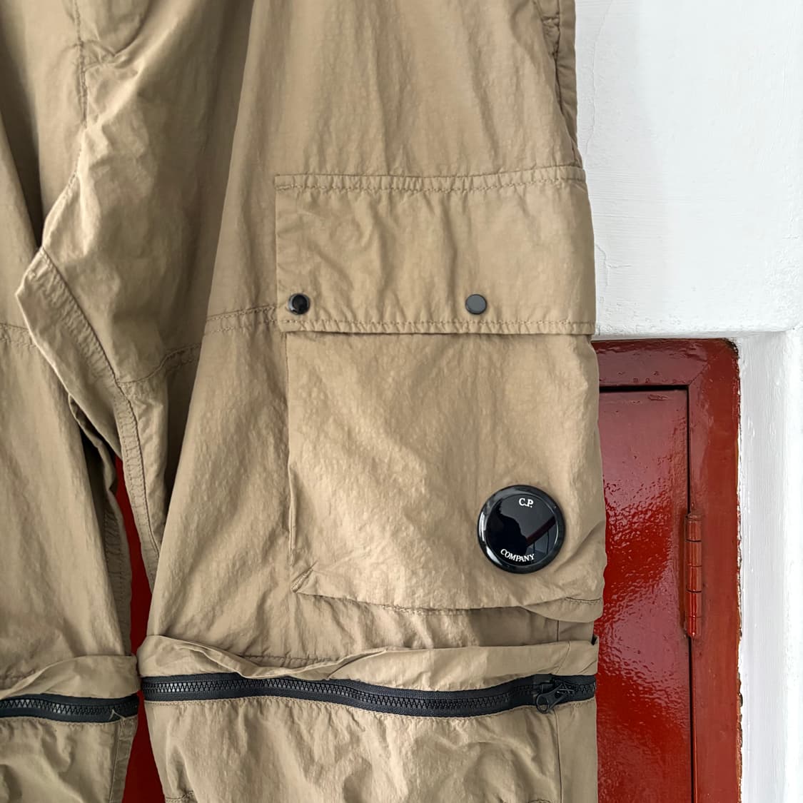 씨피컴퍼니 나일론 루즈핏 탈부착 팬츠 상품이미지3