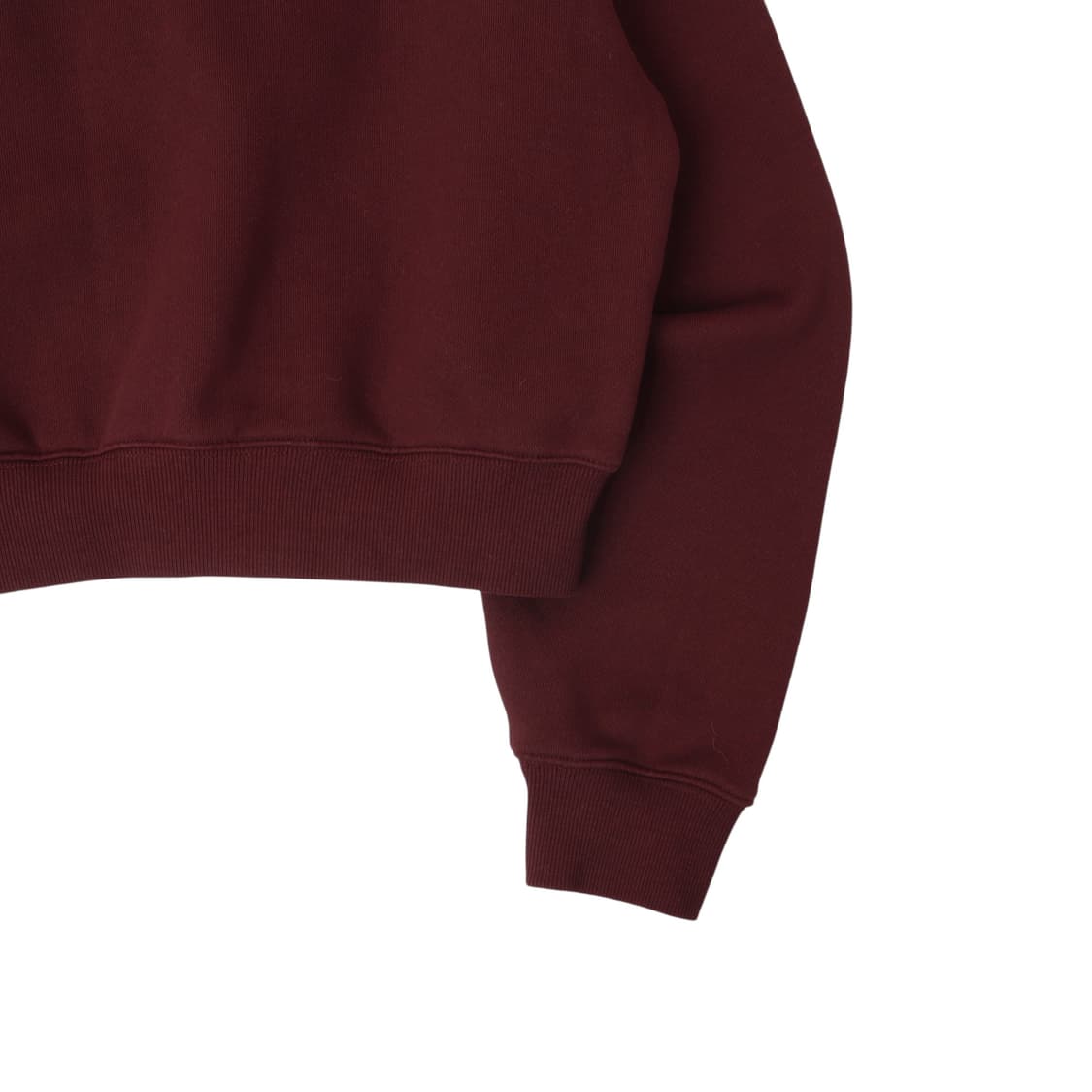 리 버건디 크롭 스웻셔츠 상품이미지7