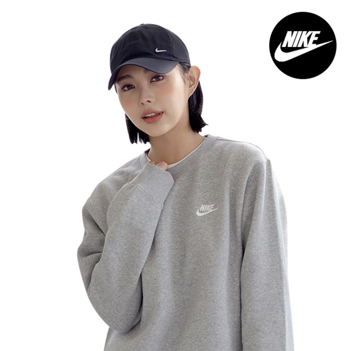 나이키 메탈 스우시 헤리티지86 볼캡 블랙 상품이미지8