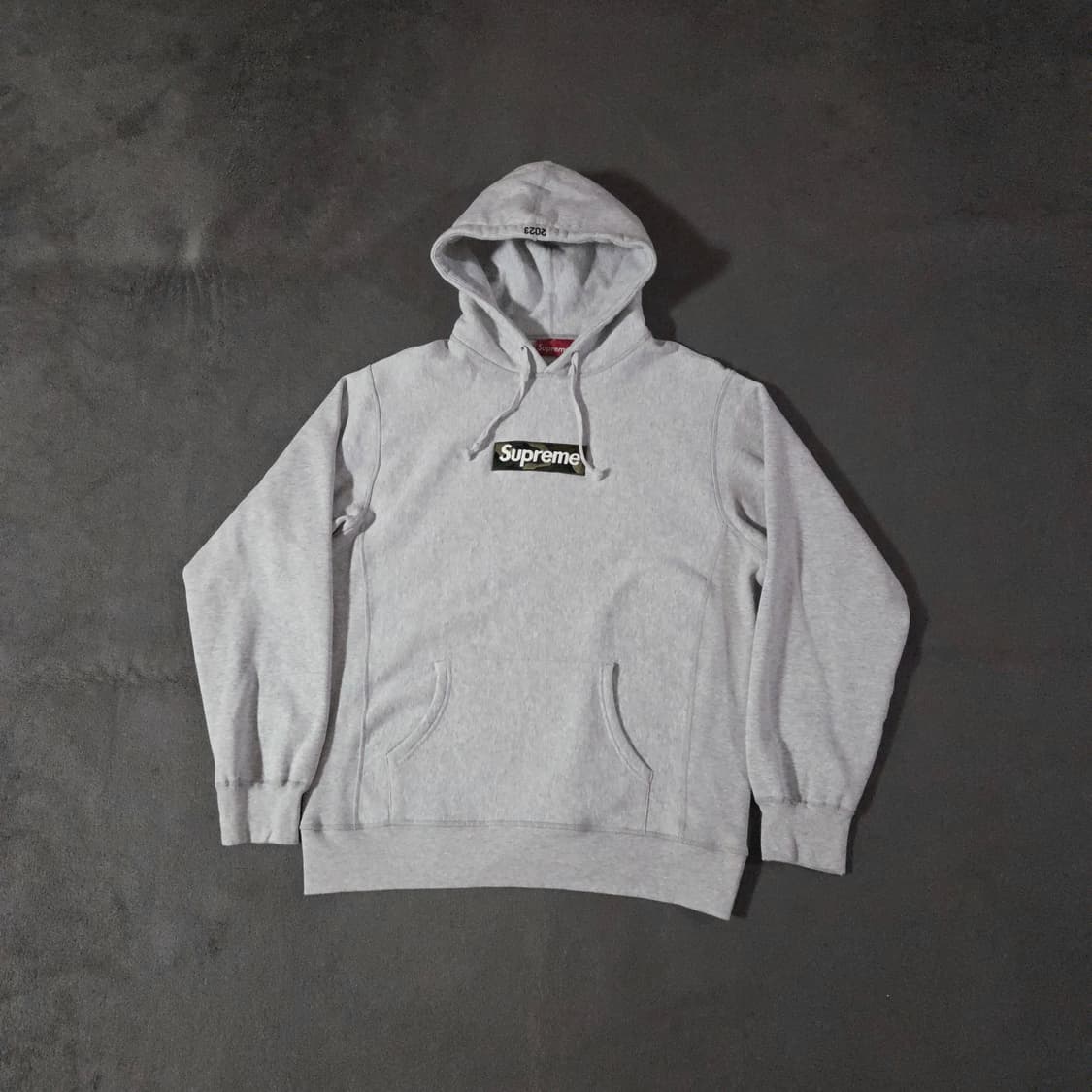 슈프림 카모 박스로고 후드티 XL 애쉬그레이 상품이미지1