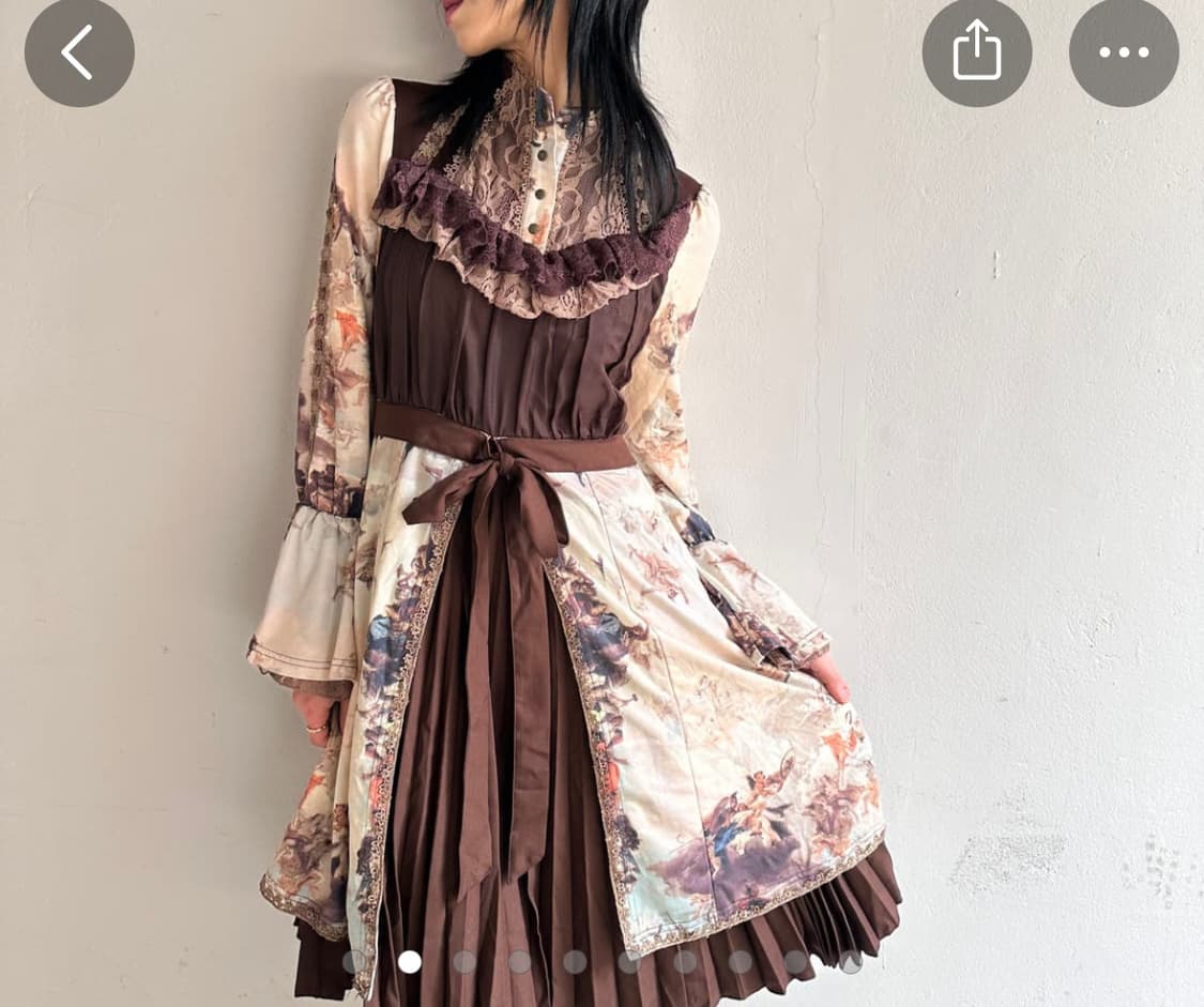 Ozz Croce 오즈온 코르셋 드레스 원피스 상품이미지3