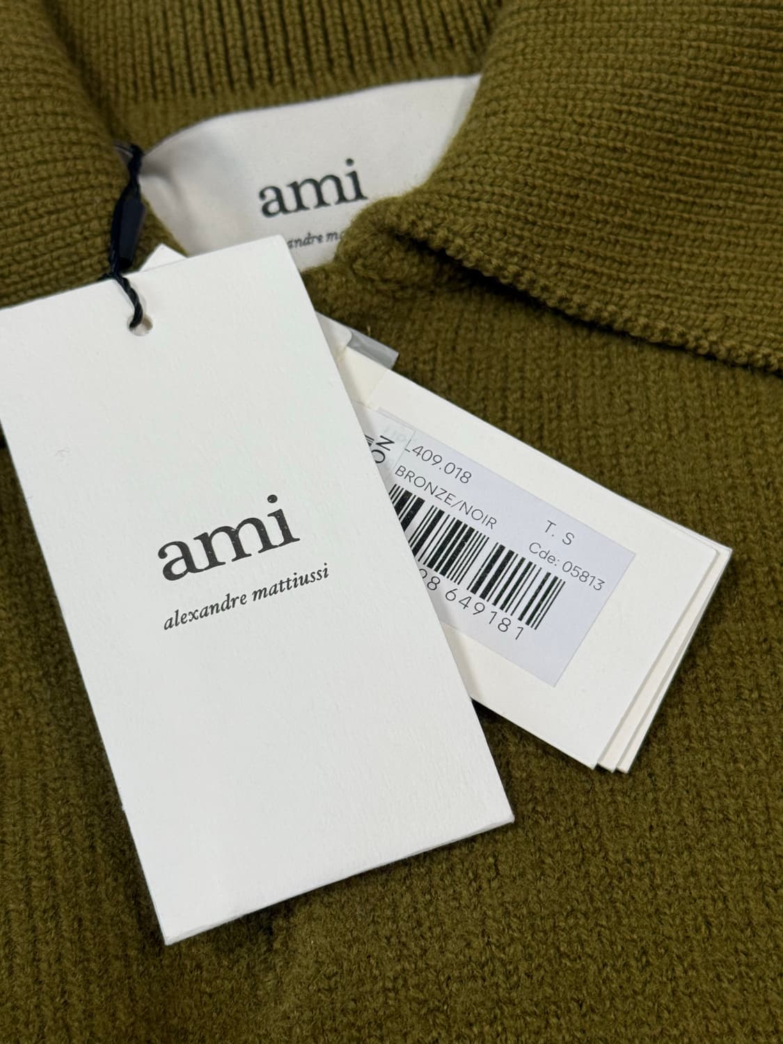 아미 ami / 빅 하트 폴로 스웨터 / S 상품이미지4