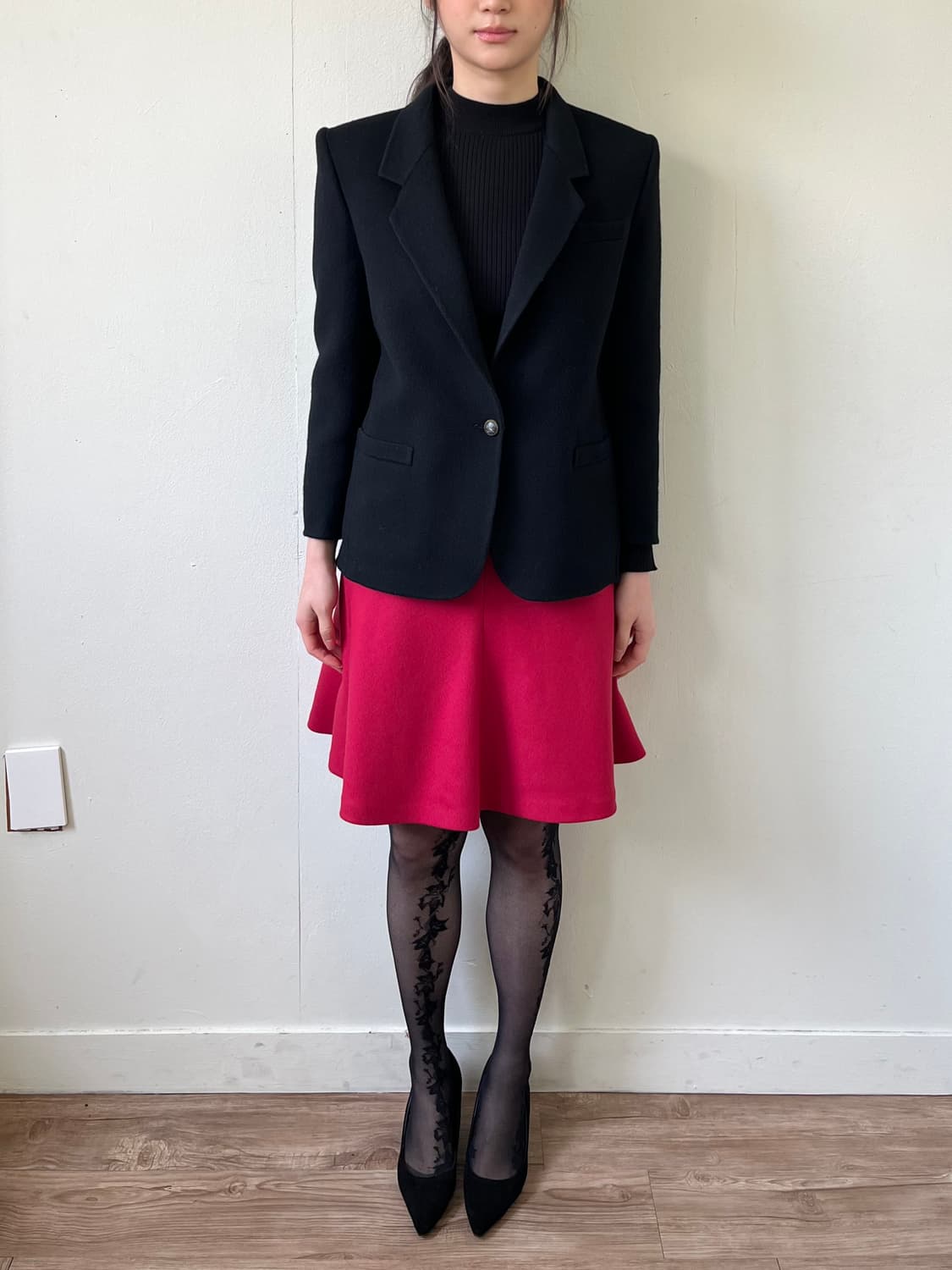 버버리 블랙 모직 블레이저 상품이미지8