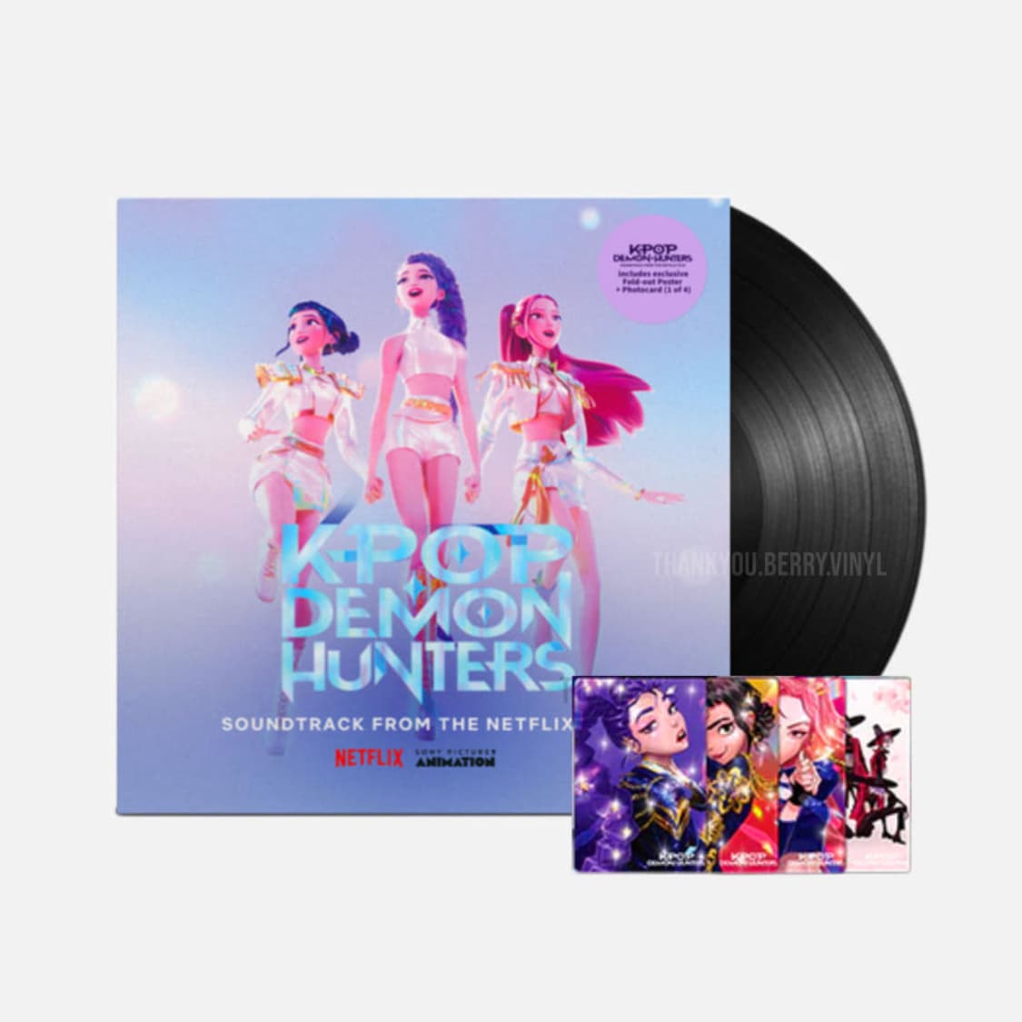 (새상품) 케이팝 데몬헌터스 LP (포스터/포토카드 동봉) 상품이미지1