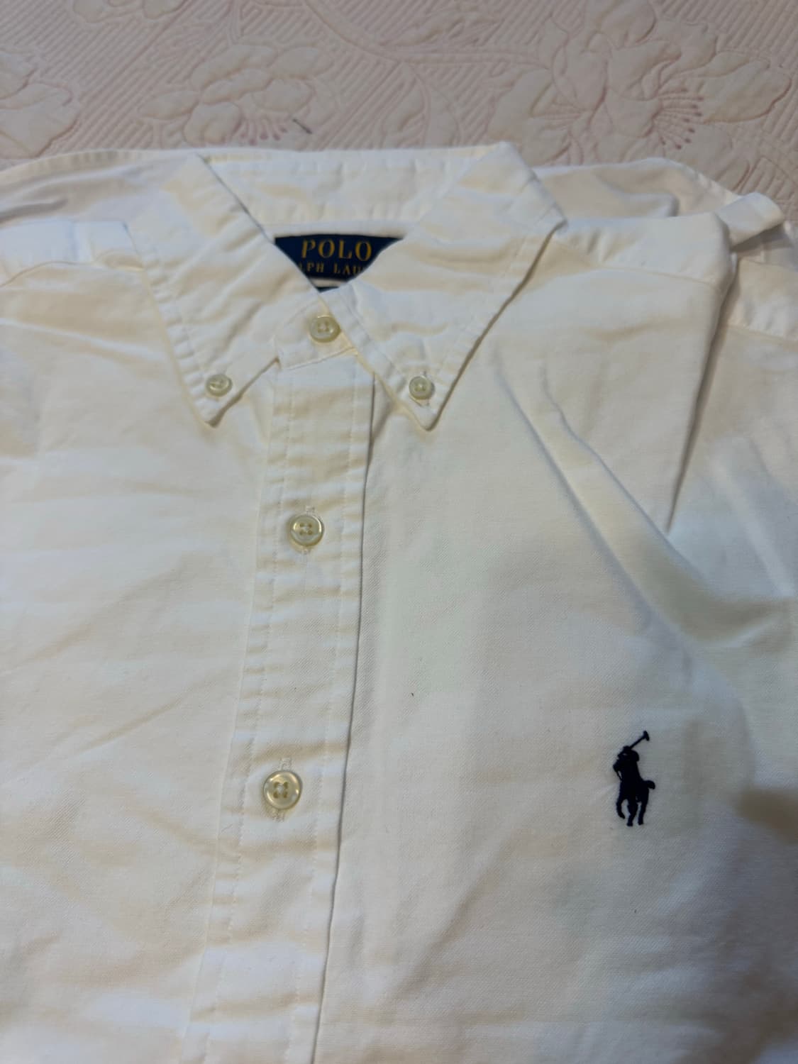 폴로랄프로렌 클래식핏 화이트 옥스포드 셔츠 s사이즈 새상품 상품이미지1