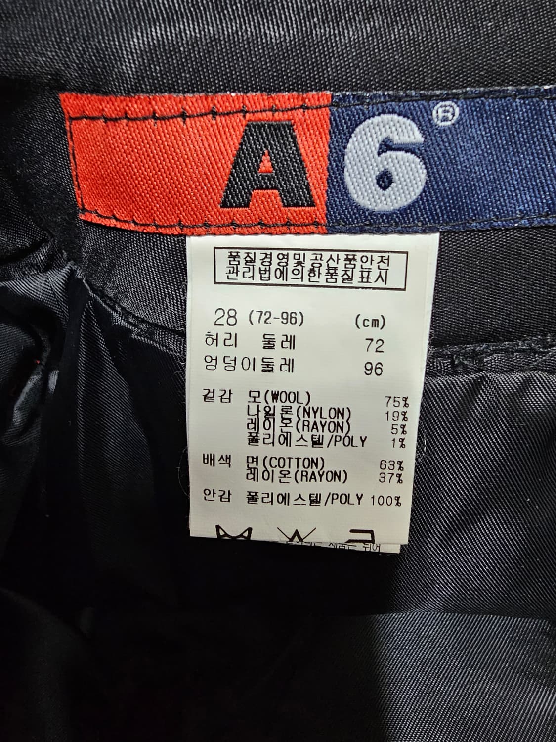 A6 모혼방 블랙진그레이 반바지. M. 28인치 상품이미지8