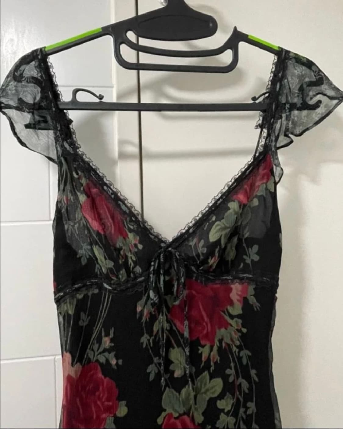 Betsey Johnson 플라워 쉬폰 원피스 (사이즈 2) 상품이미지7