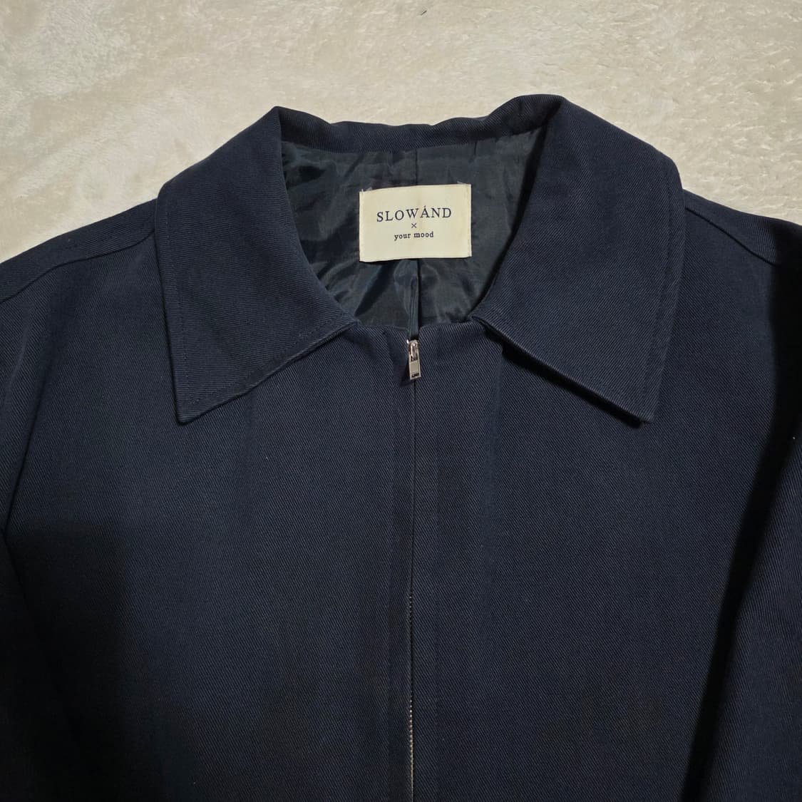 (F)여성 슬로우앤드 치노 집업 자켓 네이비 상품이미지3