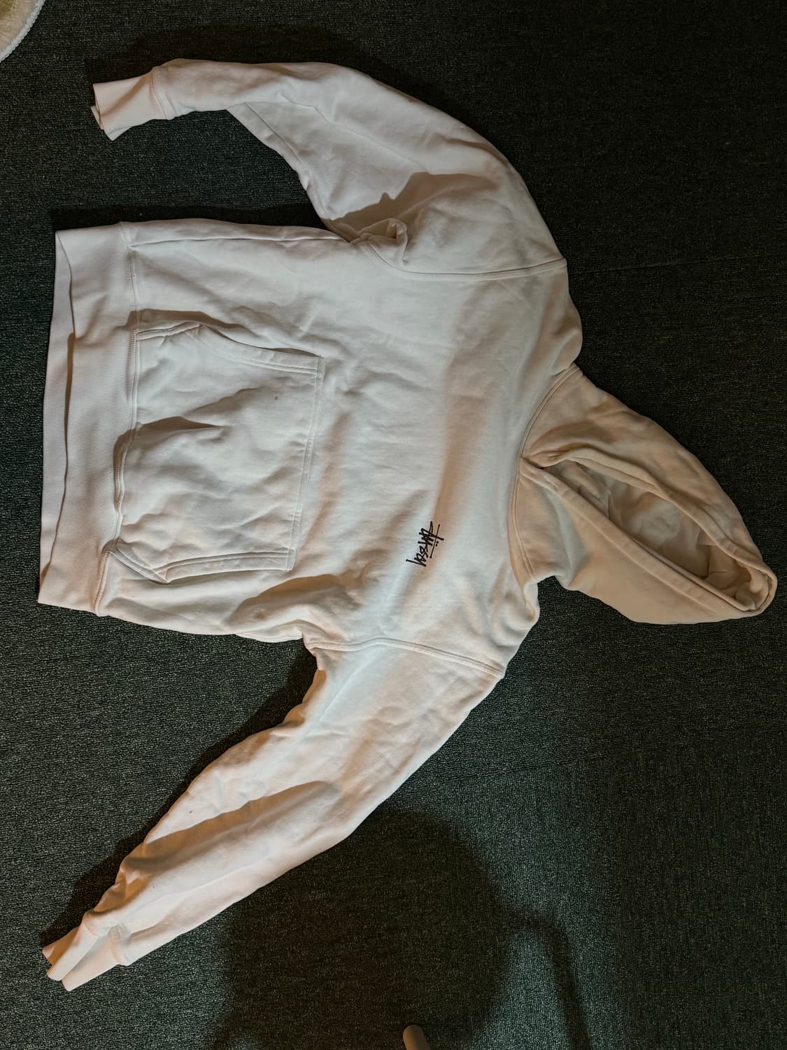 스투시 후드 화이트 상품이미지2