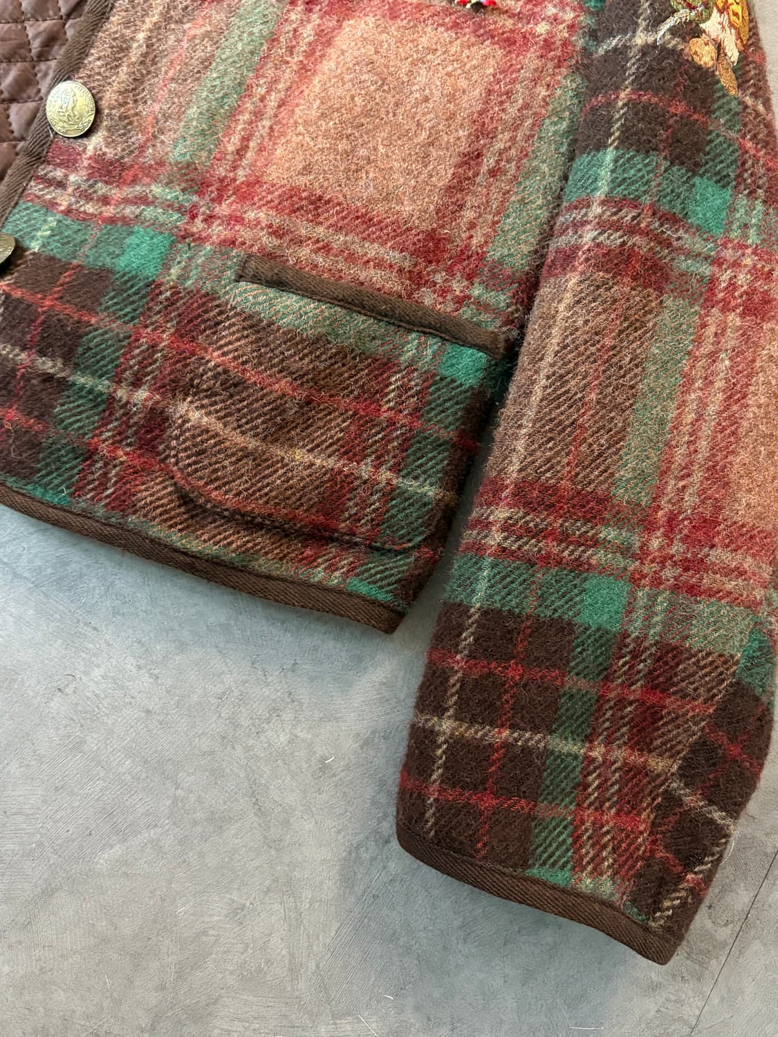 Pink House 핑크하우스 체크 울 자켓 상품이미지4