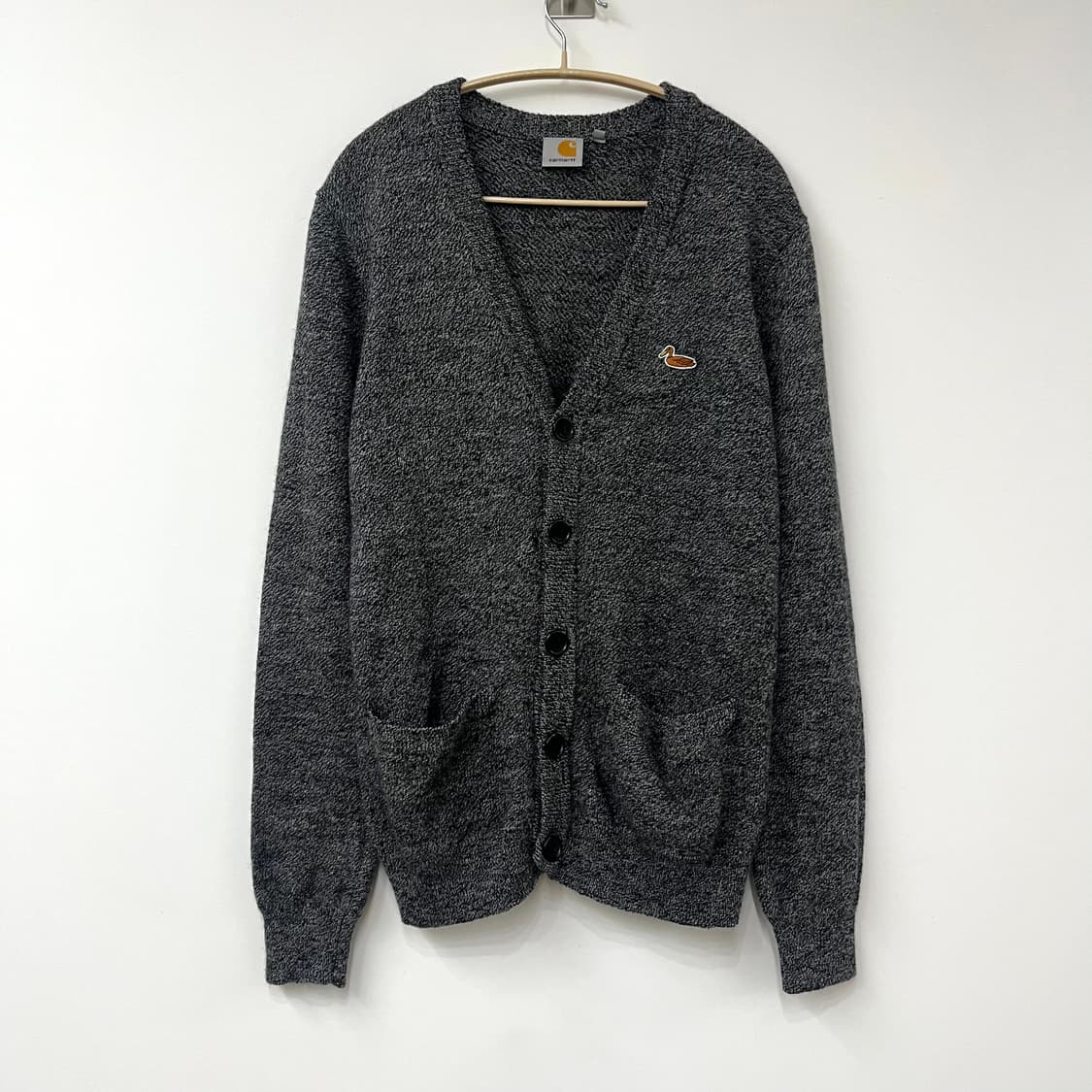 칼하트 오리로고 메리노울 가디건 상품이미지2
