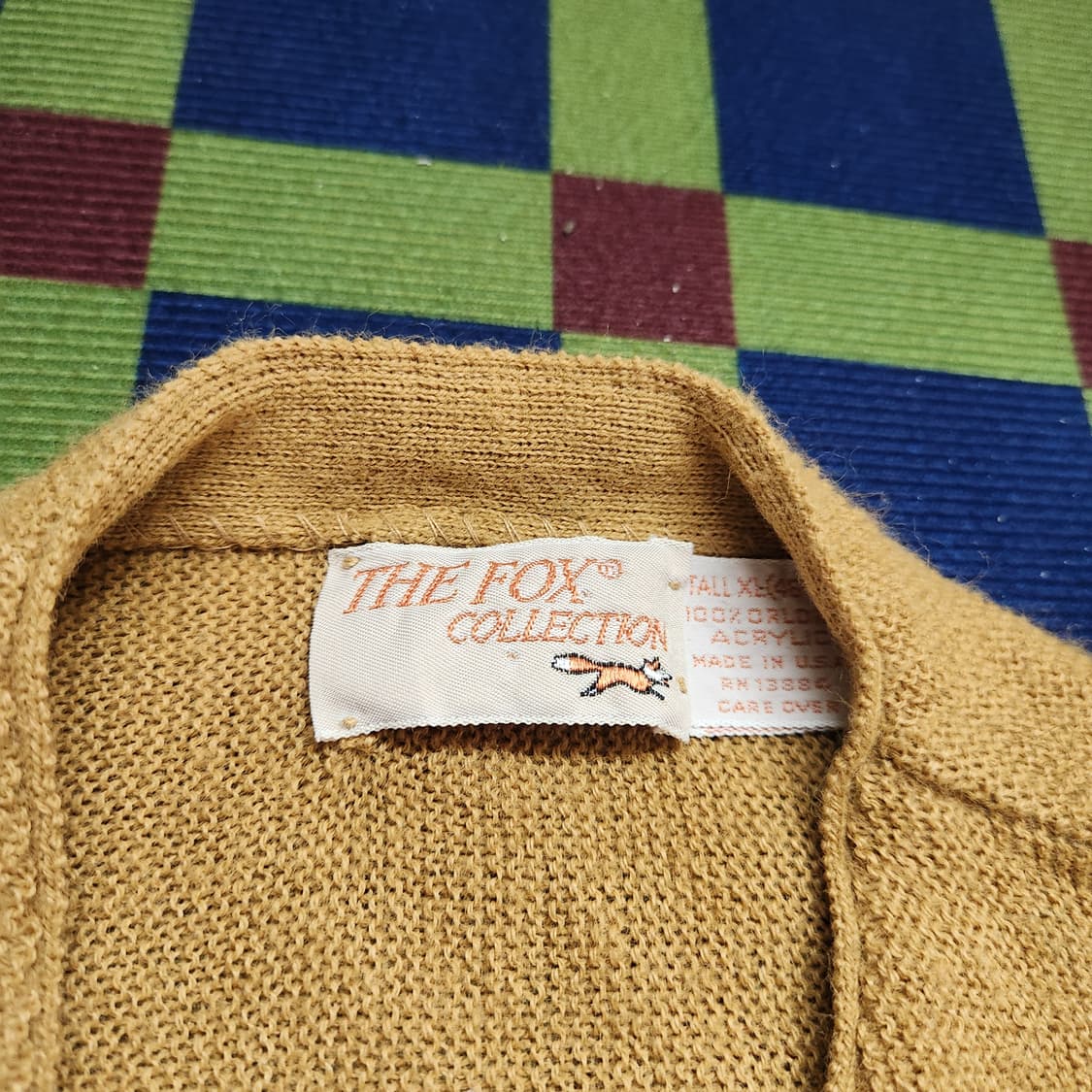 80s JC Penney 폭스 컬렉션 오올론 아크릴 가디건 상품이미지4