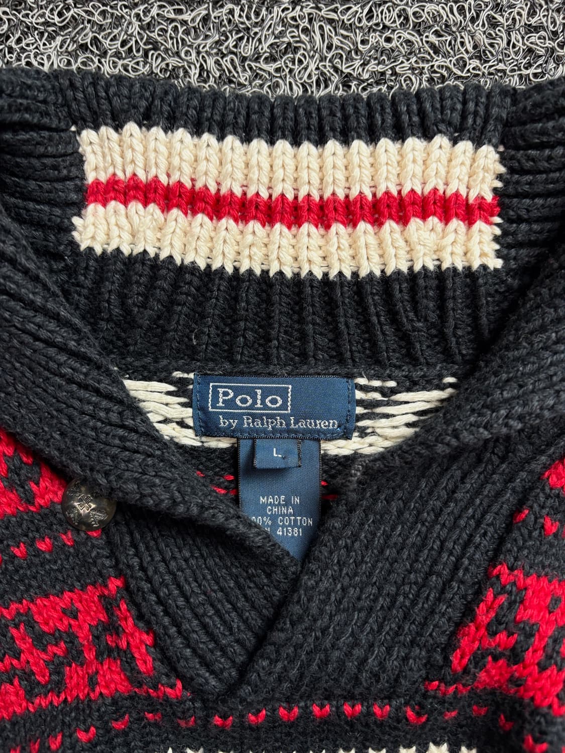 폴로 랄프로렌 아메타지 아즈텍 숄카라 패턴 스웨터 2041 상품이미지3