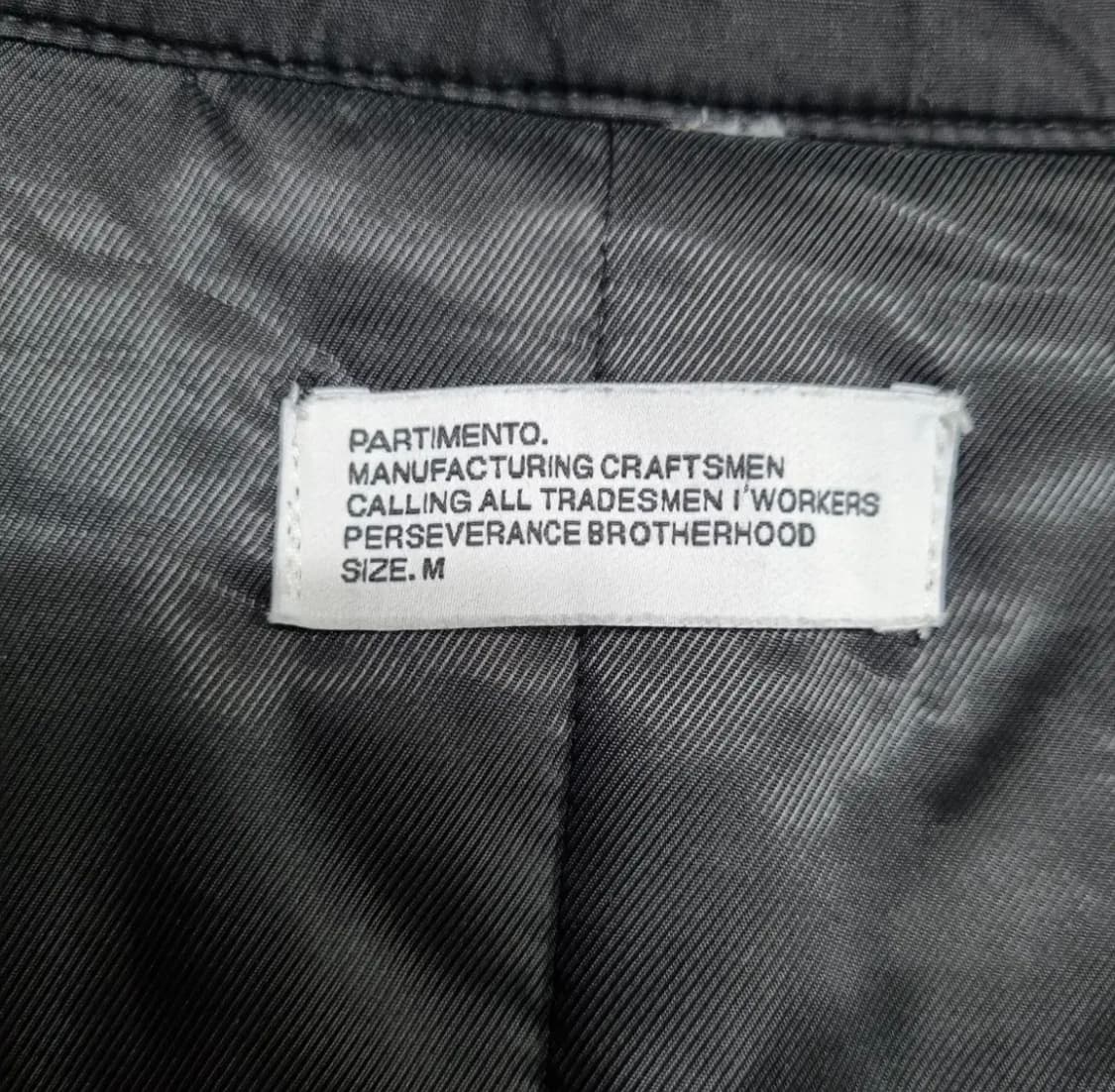 파르티멘토 블랙 누빔 야상 자켓 코트 상품이미지8