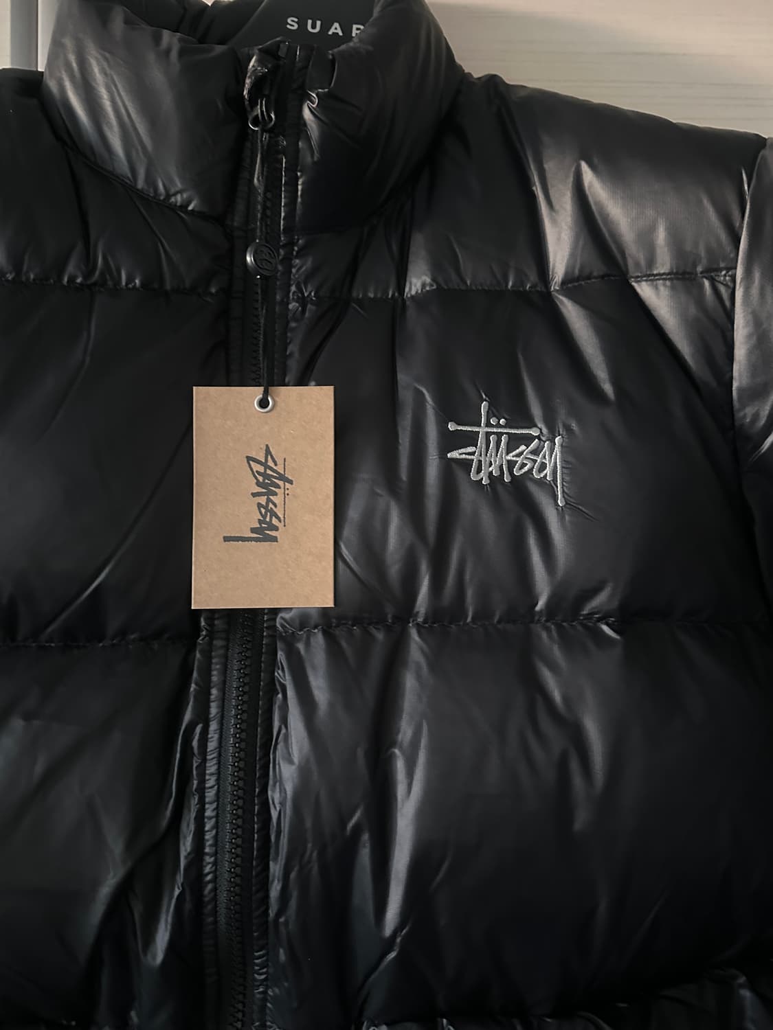 스투시 마이크로 립스탑 다운 자켓 제트 블랙 s 상품이미지3