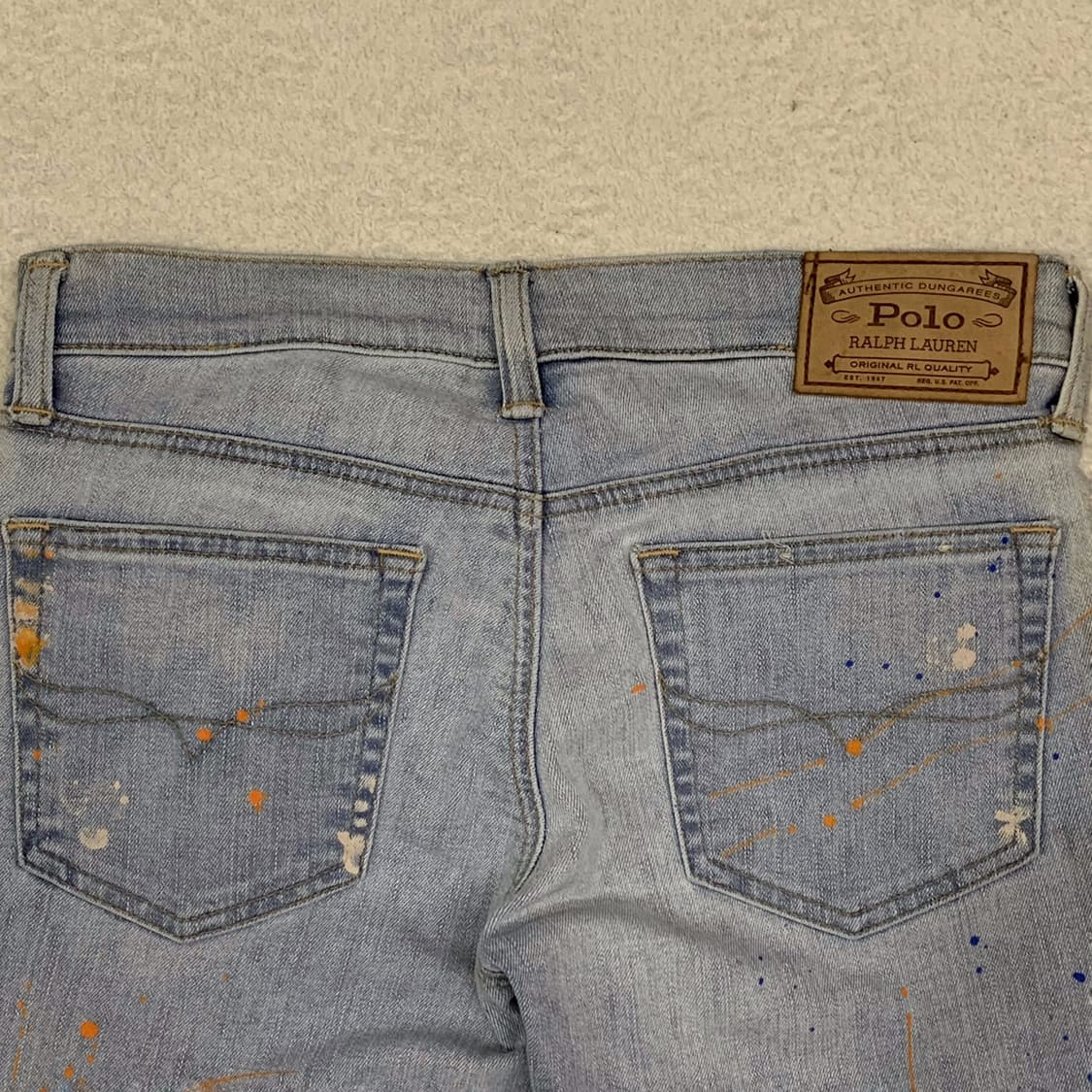 [26] 폴로 랄프로렌 톰킨스 스키니 크롭 데님팬츠 상품이미지2