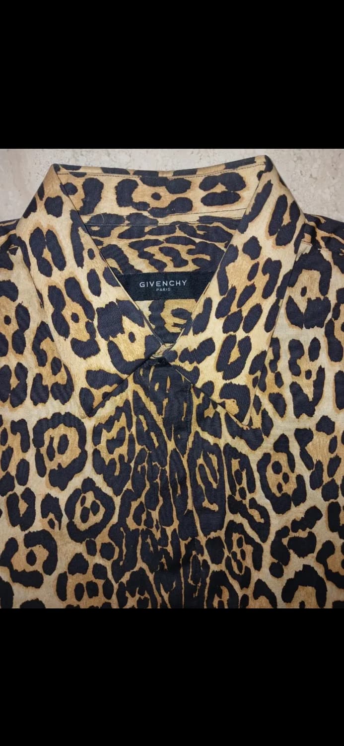GIVENCHY LEOPARD COTTON DRESS SHIRTS 상품이미지3
