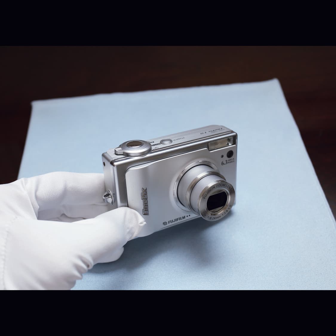 레어<준민트급><한글> 파인픽스 f10 실버 빈티지 디카 상품이미지2