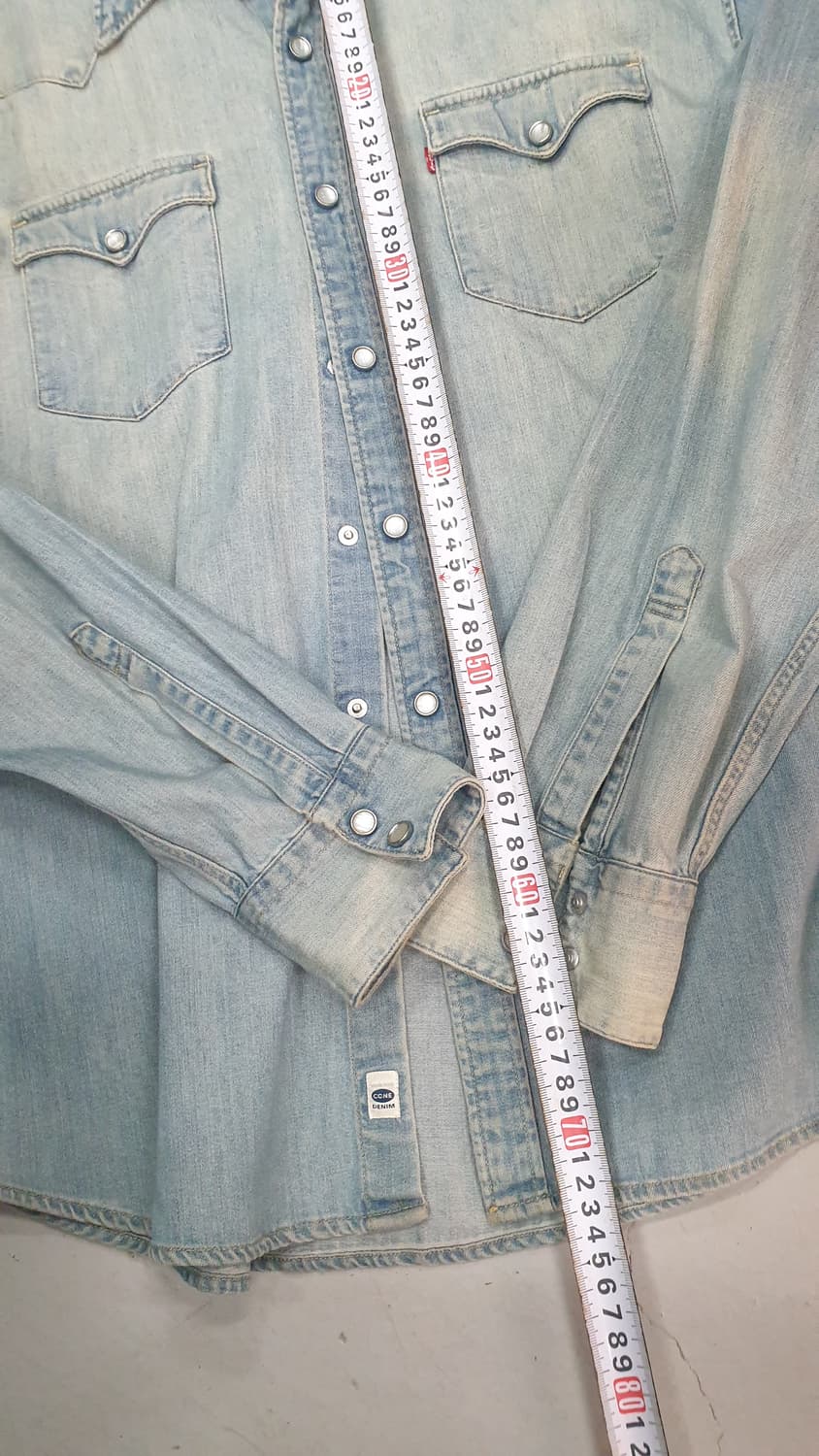 리바이스 데님 웨스턴 셔츠 XL 상품이미지3
