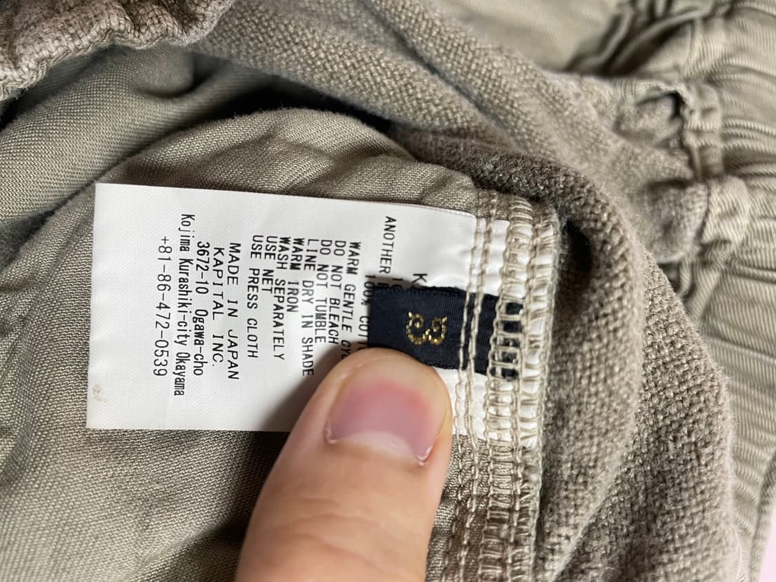 KAPITAL 린넨쇼츠 [3] 상품이미지3