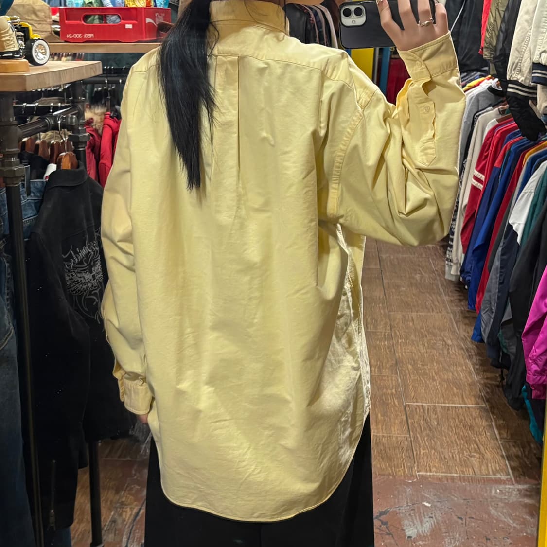 [HI] Polo 폴로 긴팔 셔츠 얠로우 상품이미지5