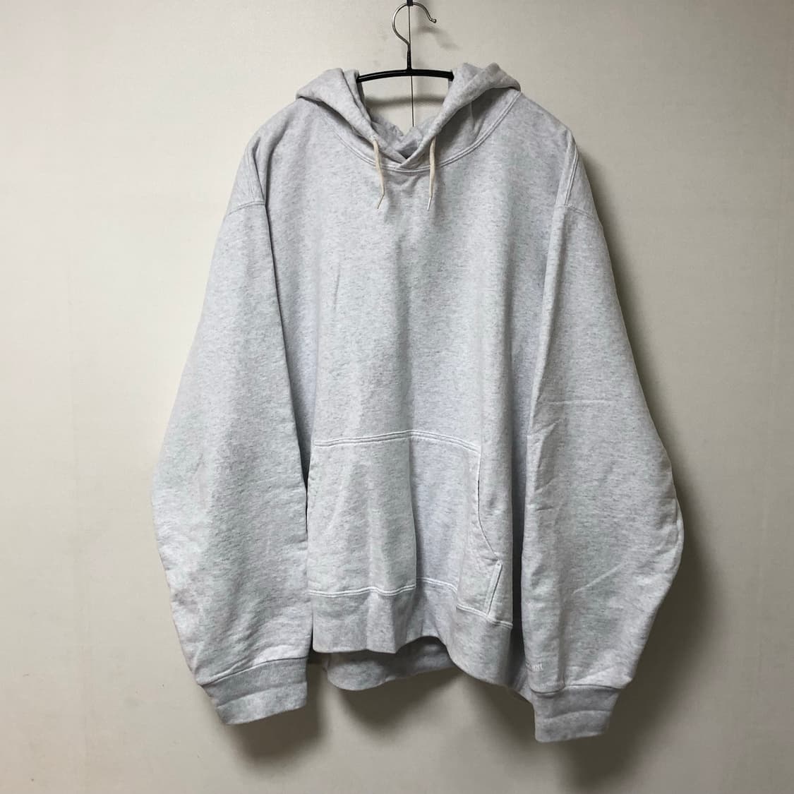 jjjjound 자운드 후드티 스웻 맨투맨 xxl 애쉬 그레이 상품이미지1