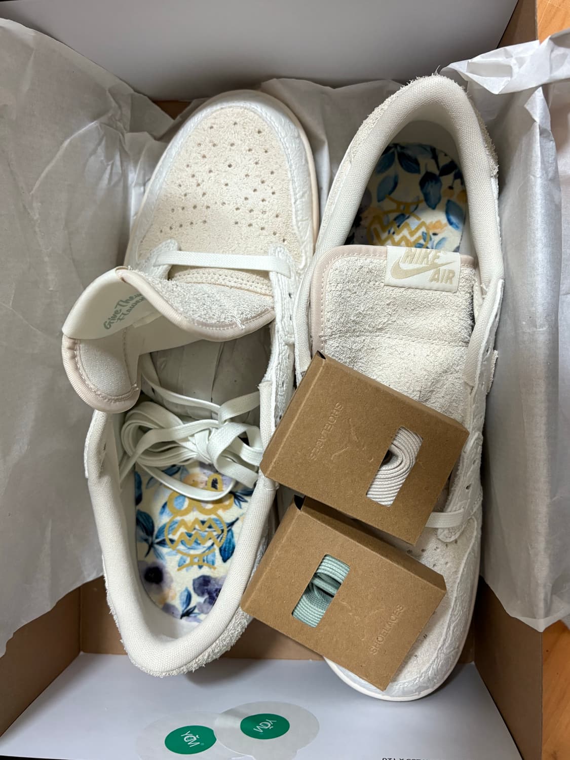 나이키 크리스폴x에어조던1 로우 OG CP 상품이미지7