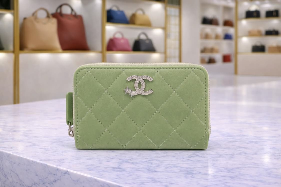 [S급] 샤넬 CC 로고 스타 지퍼 코인 지갑 판매합니다!!! 상품이미지1