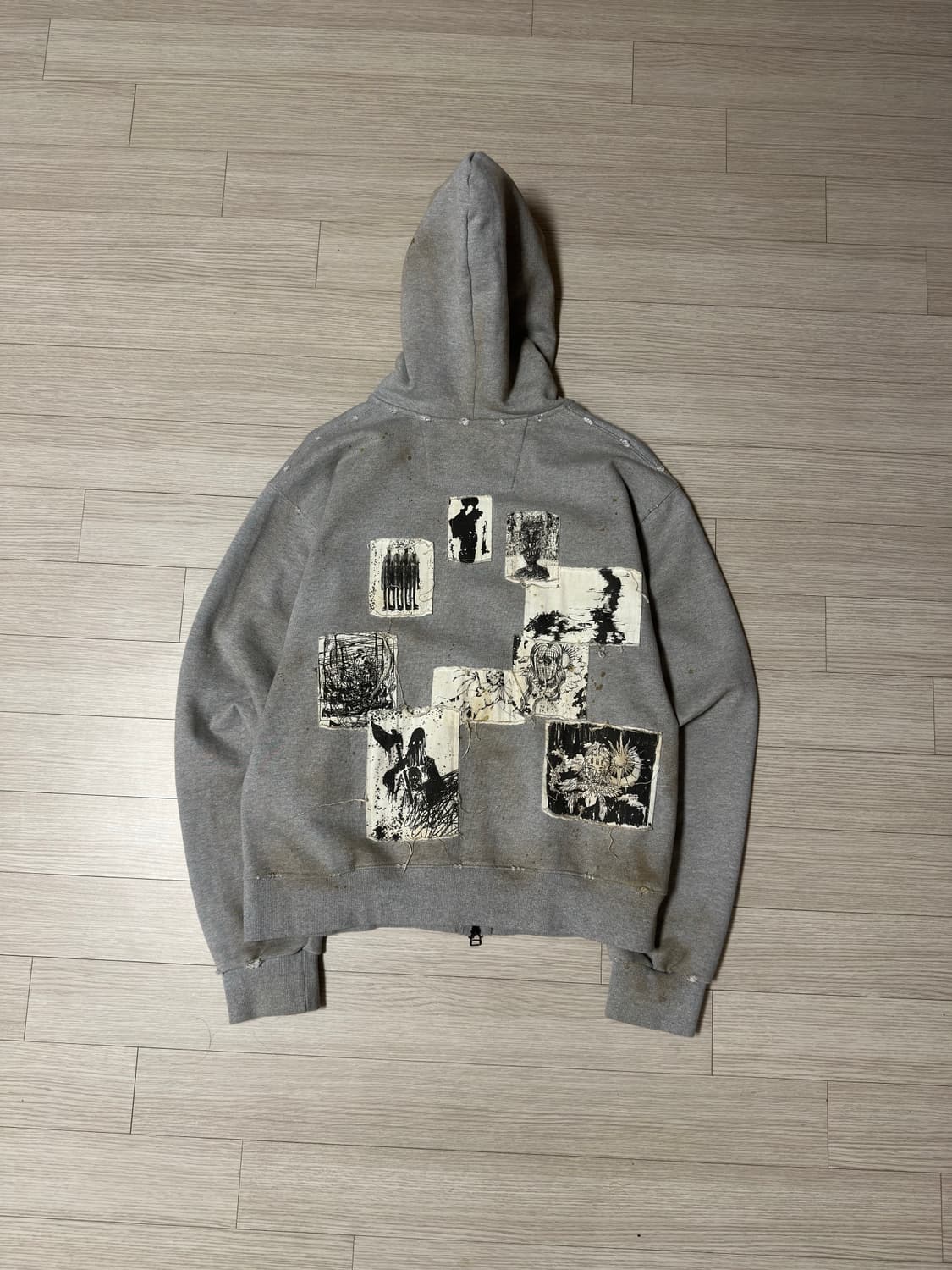 언더마이카 에이지드 더티 후드집업 1사이즈 상품이미지6