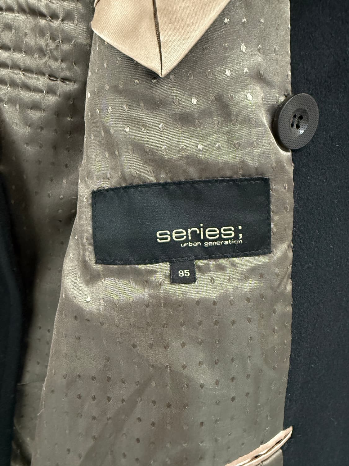 시리즈 블랙 울 피코트 상품이미지3