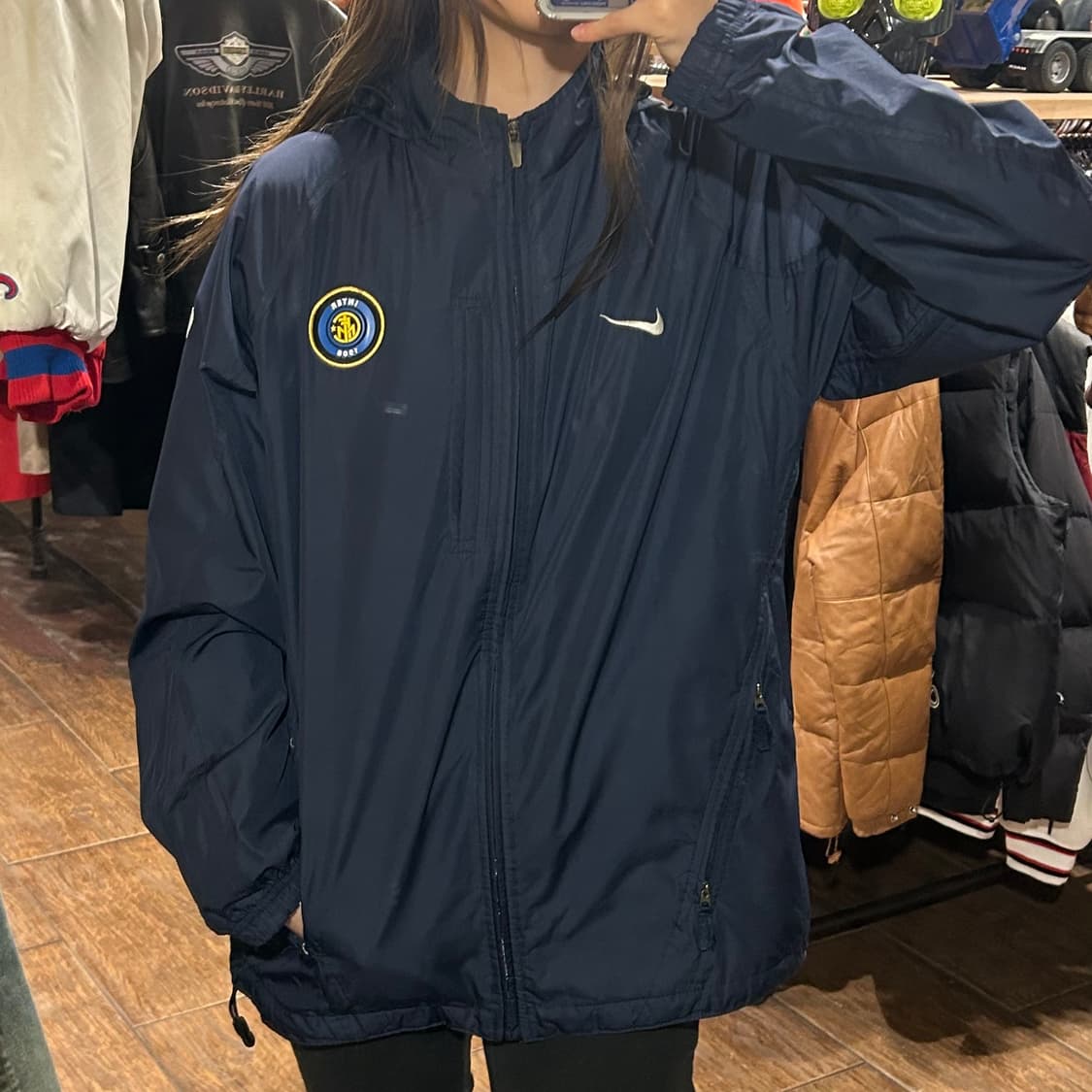 [HI] 나이키 nike 바람막이 네이비 상품이미지3