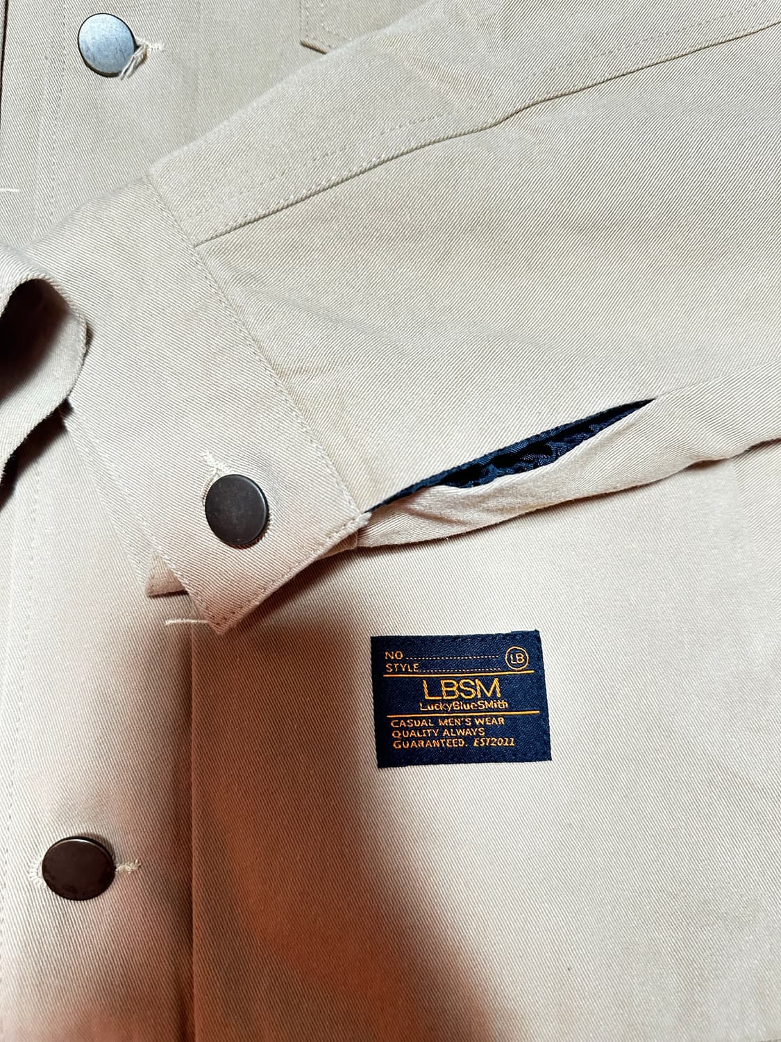 LBSM 럭키블루스미스 워크자켓 베이지 상품이미지2