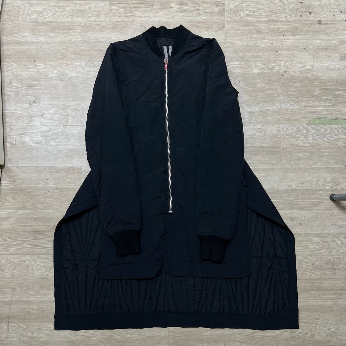 릭오웬스 다크쉐도우 여성 스핑크스 15FW 롱 봄버자켓 [블랙] S/90 상품이미지1