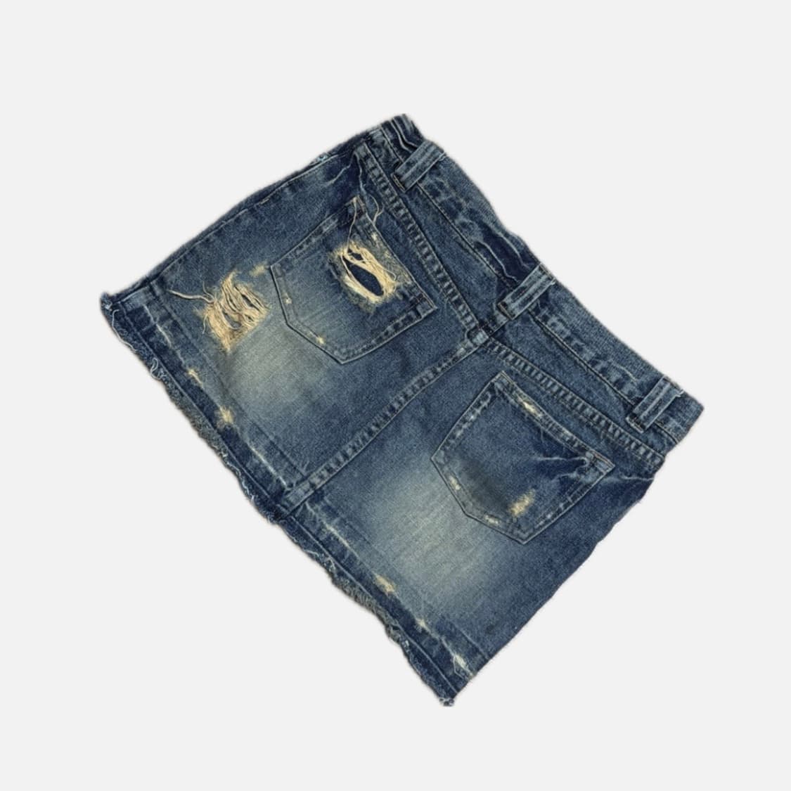 y2k 워싱 빈티지 데님스커트 상품이미지2