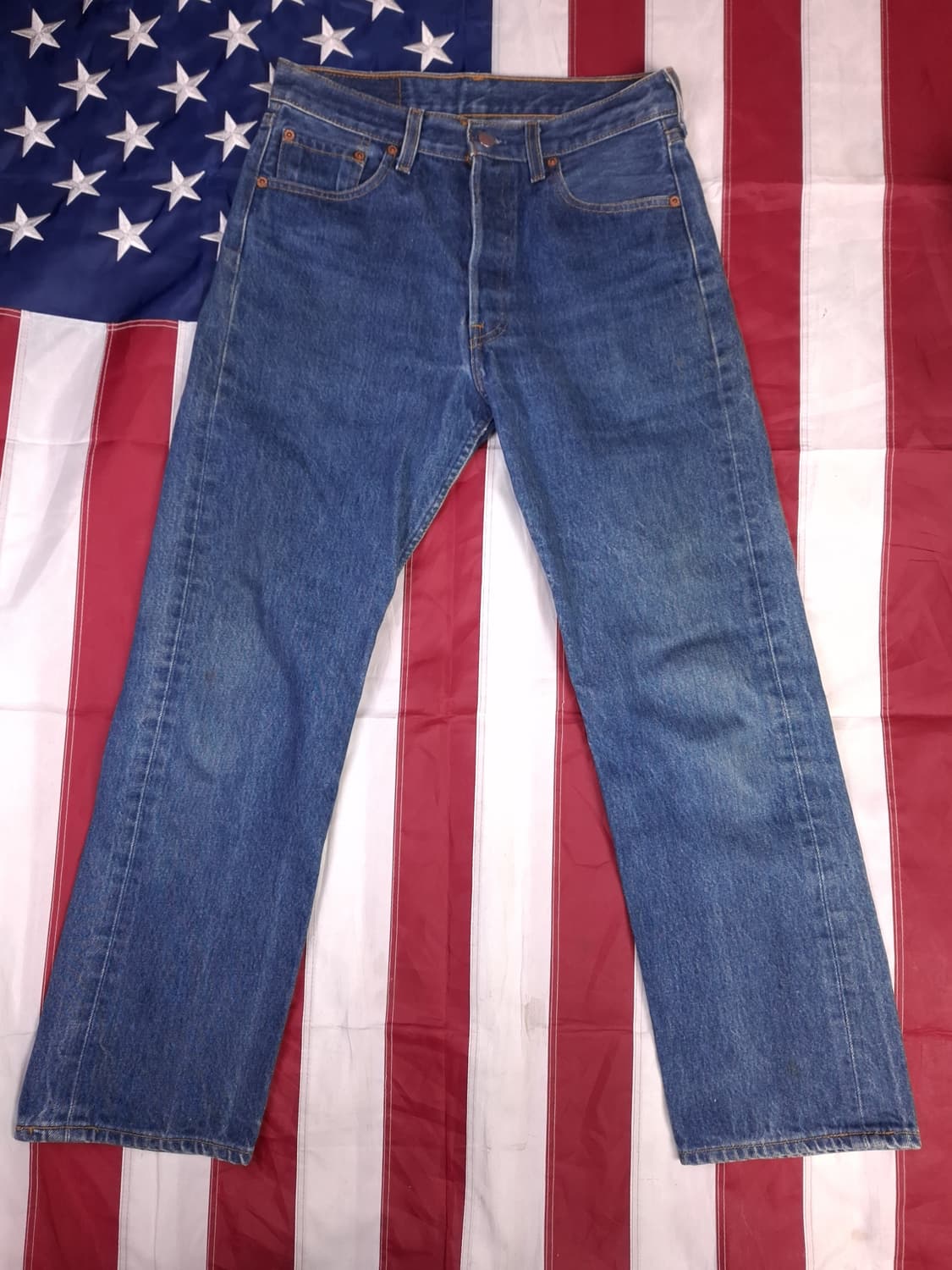 오리지날 미국제조 90's 리바이스 501XX 데님진 상품이미지8