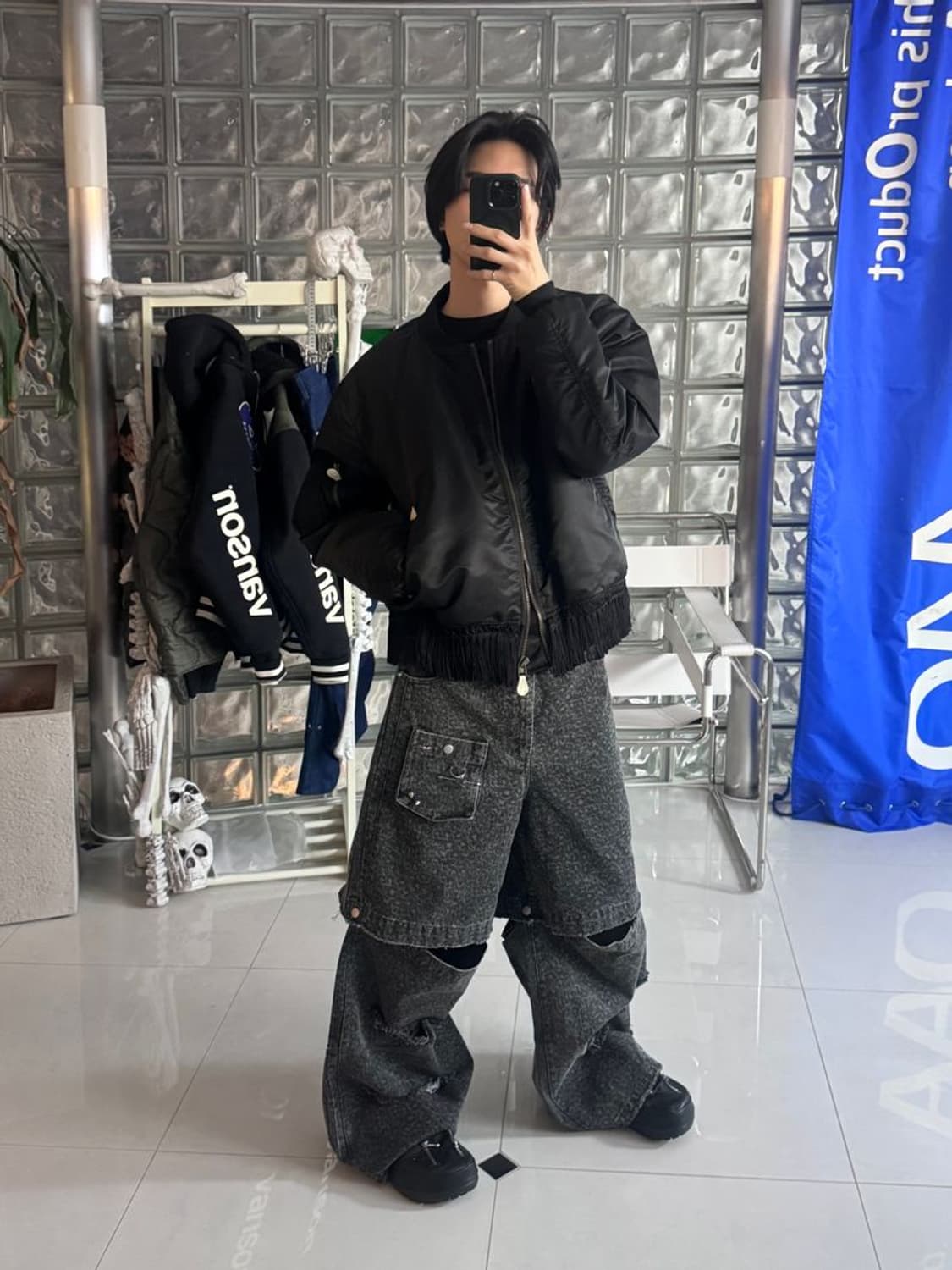 HAKU DENIM PANTS  2WAY 하쿠 데님 팬츠 상품이미지2