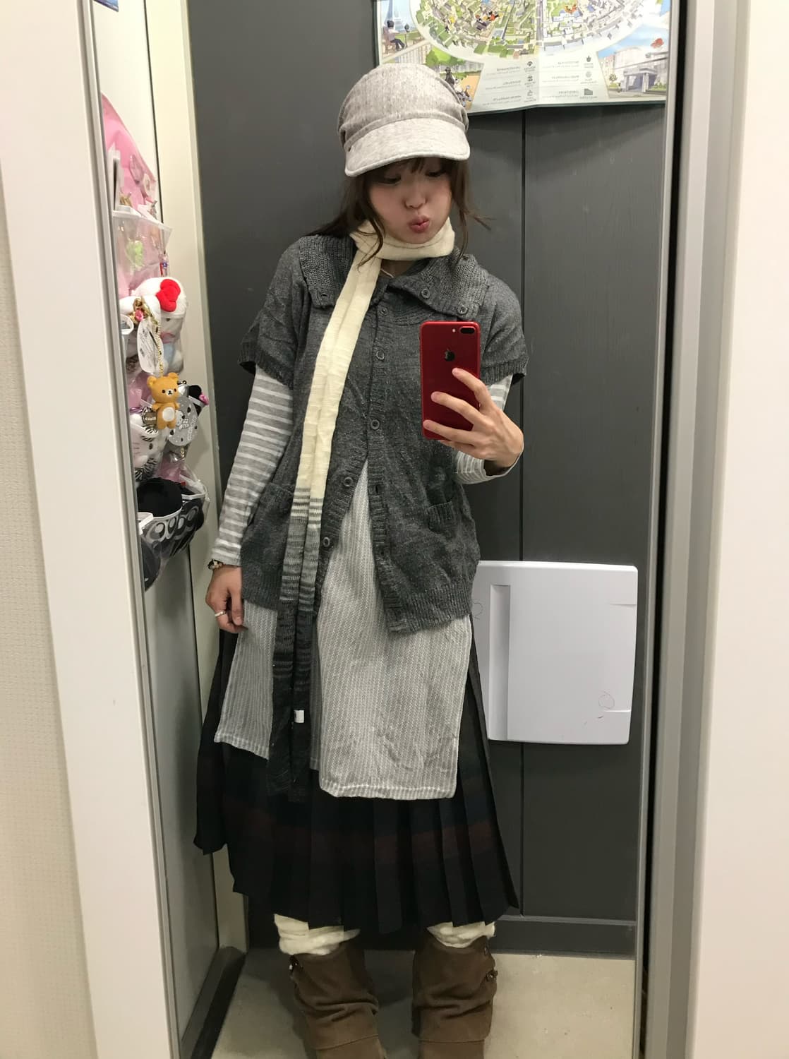 히피 모리걸 하구미 폭닥 코디세트 상품이미지3