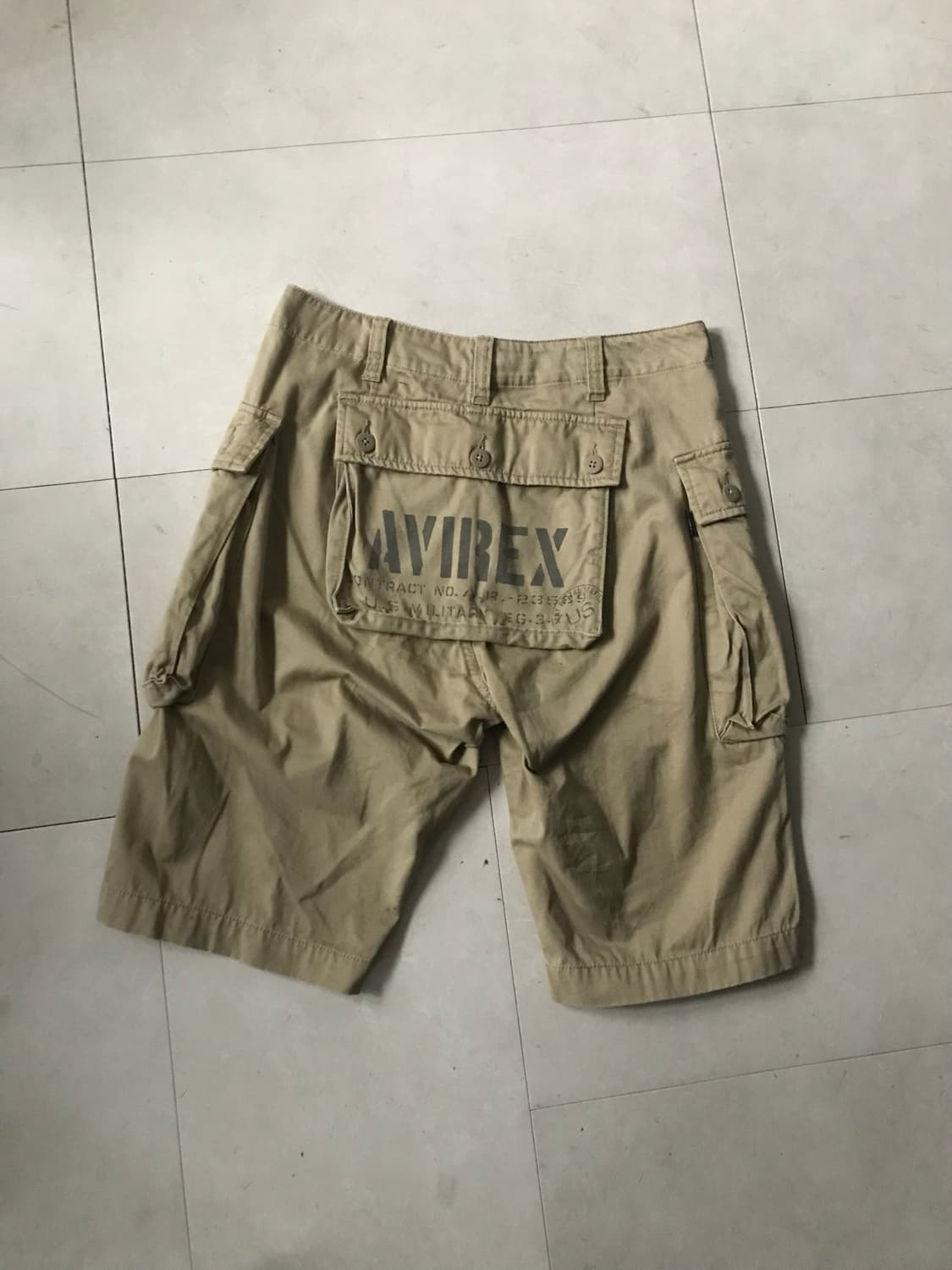 아비렉스 베이지 몽키카고팬츠 상품이미지5