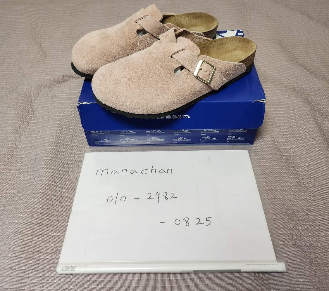 버켄스탁BIRKENSTOCK/보스턴 라이트로즈/43(280) 상품이미지1