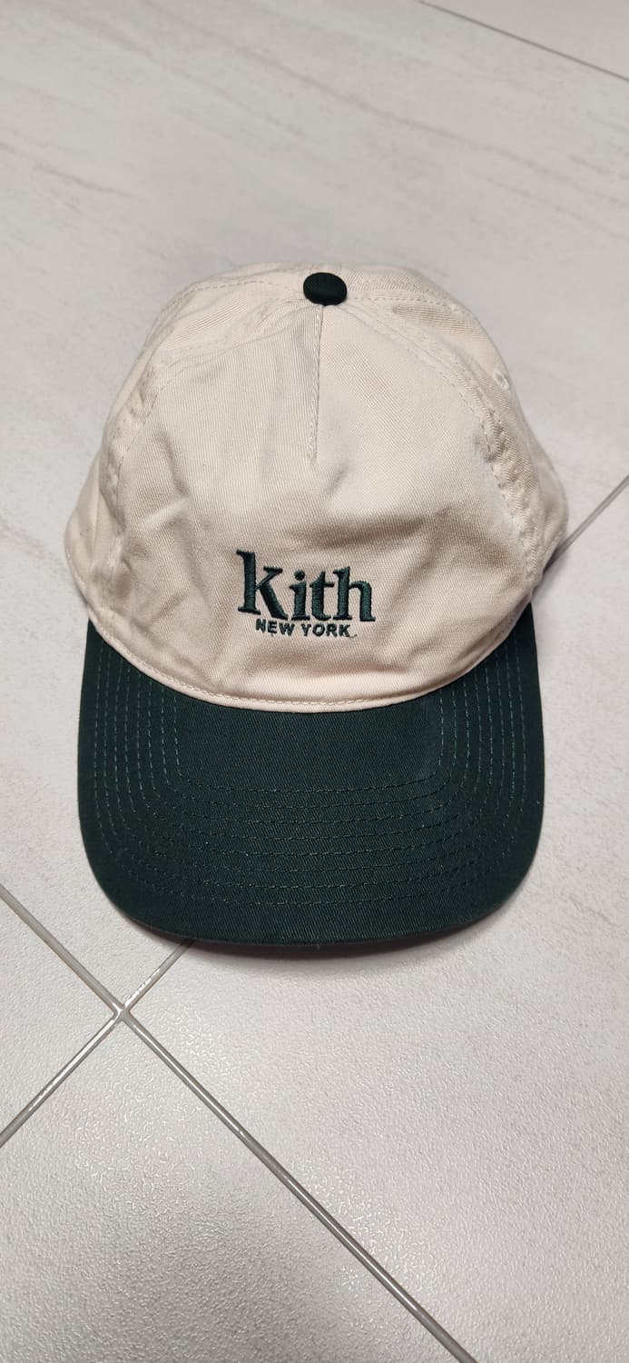 kith 그린 아이보리 볼캡 상품이미지1