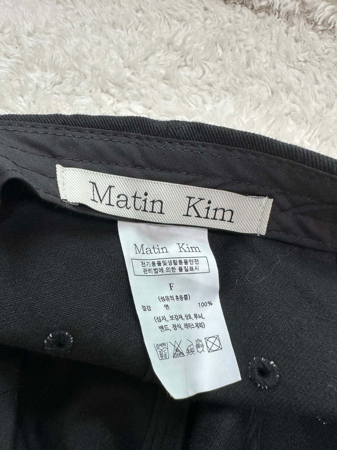 마땡킴 스펠링 볼캡 상품이미지4
