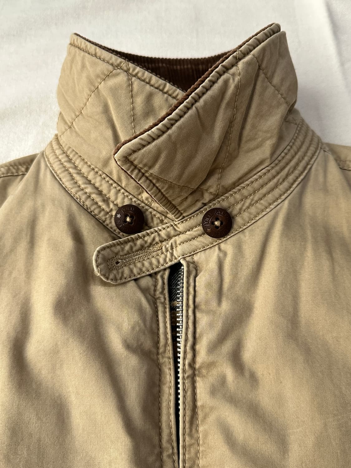 폴로 베이포트 퀼팅 봄버 자켓 S 상품이미지3