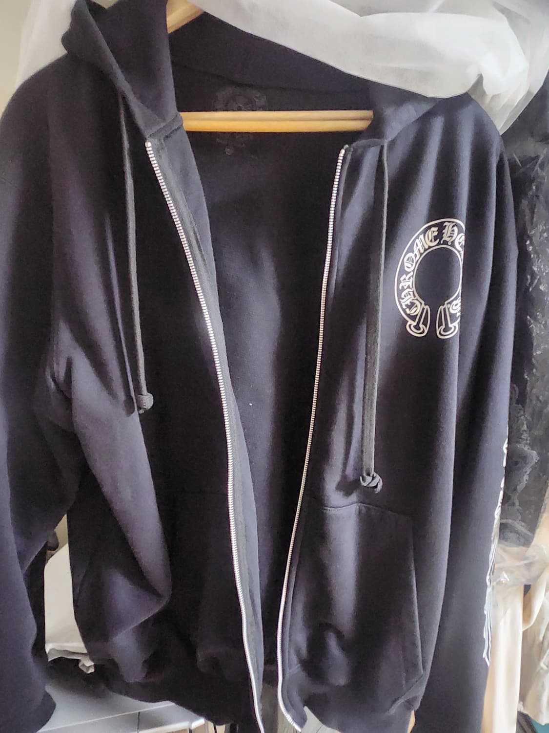 크롬하츠 홀스슈 후드집업 xxl 헤비웨이트 상품이미지1