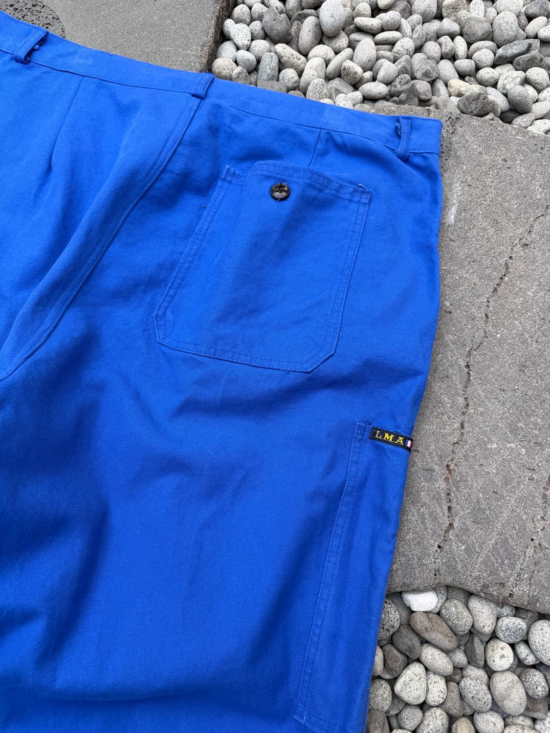 1980s LMA WASHED BLUE WIDE 프렌치워크 와이드팬츠 상품이미지10