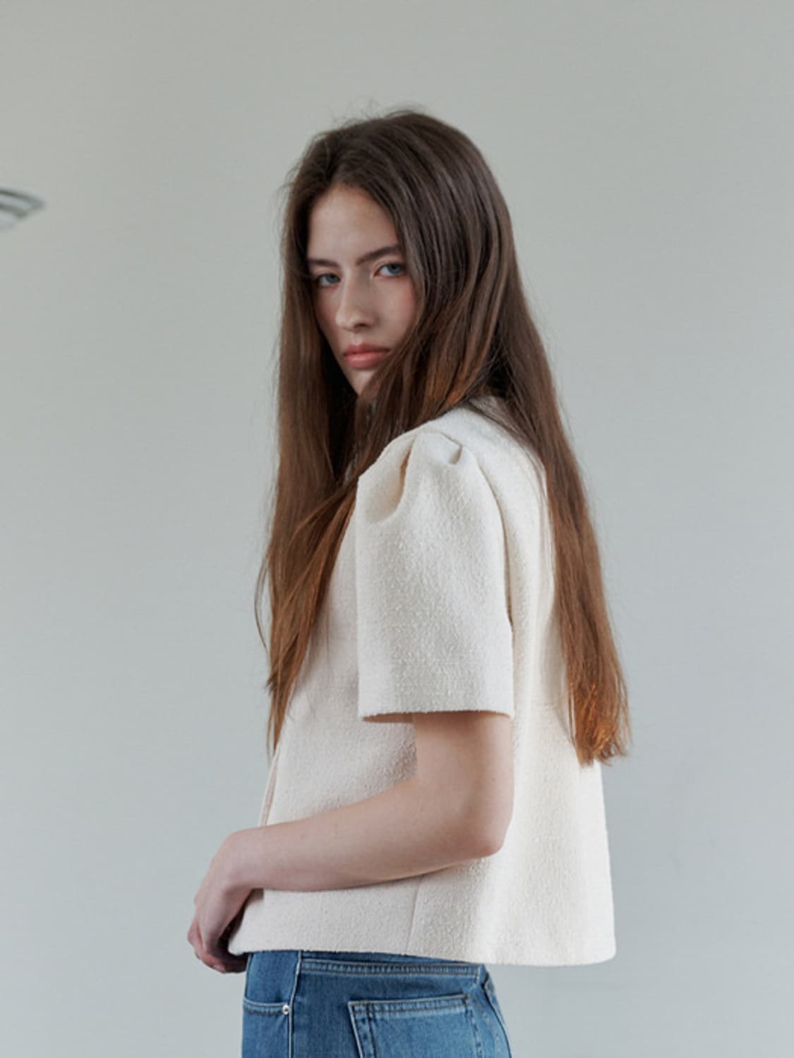 프로스트제이 DEAR TWEED PUFF JACKET 상품이미지4