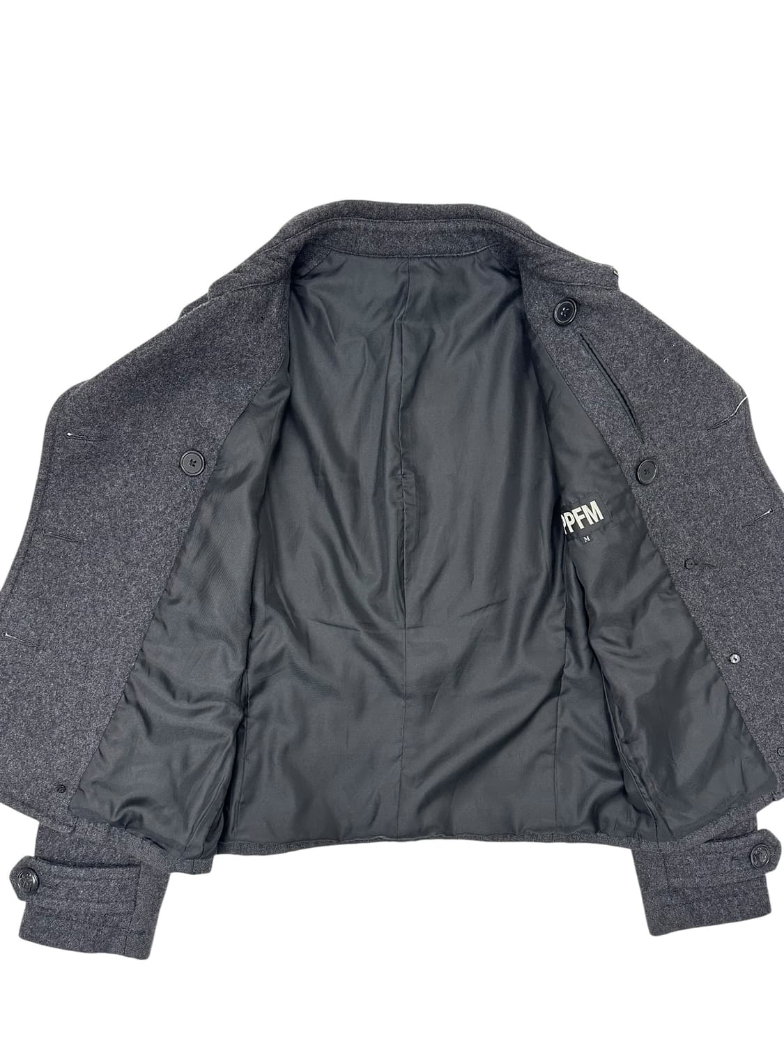 PPFM 앵커 버튼 더블 울 자켓 상품이미지5