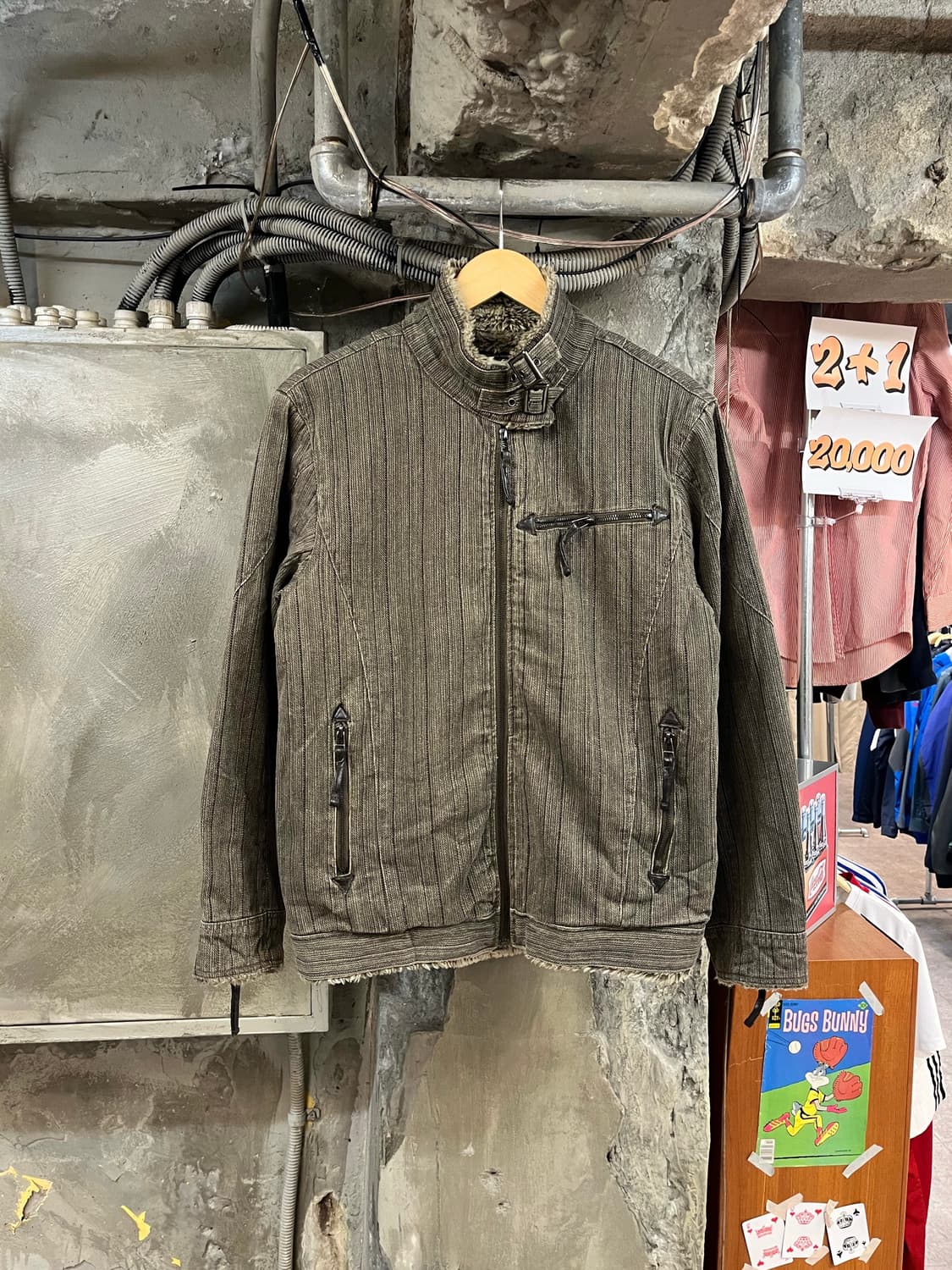 빈티지 윈터 레이싱 자켓 M #csz3001 상품이미지1